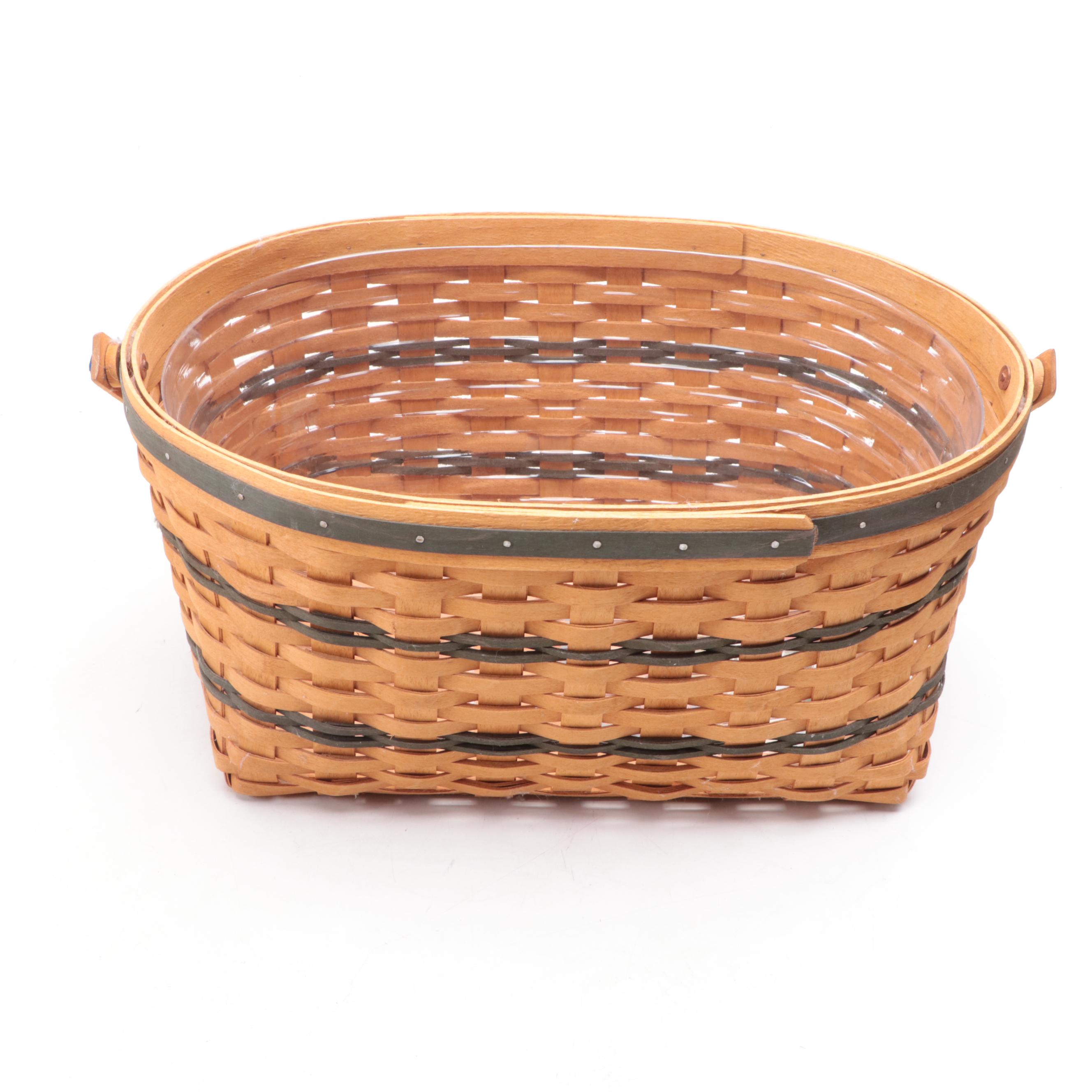 Longaberger Traditions Collection "Family" and "Hospitality" Handwoven Baskets