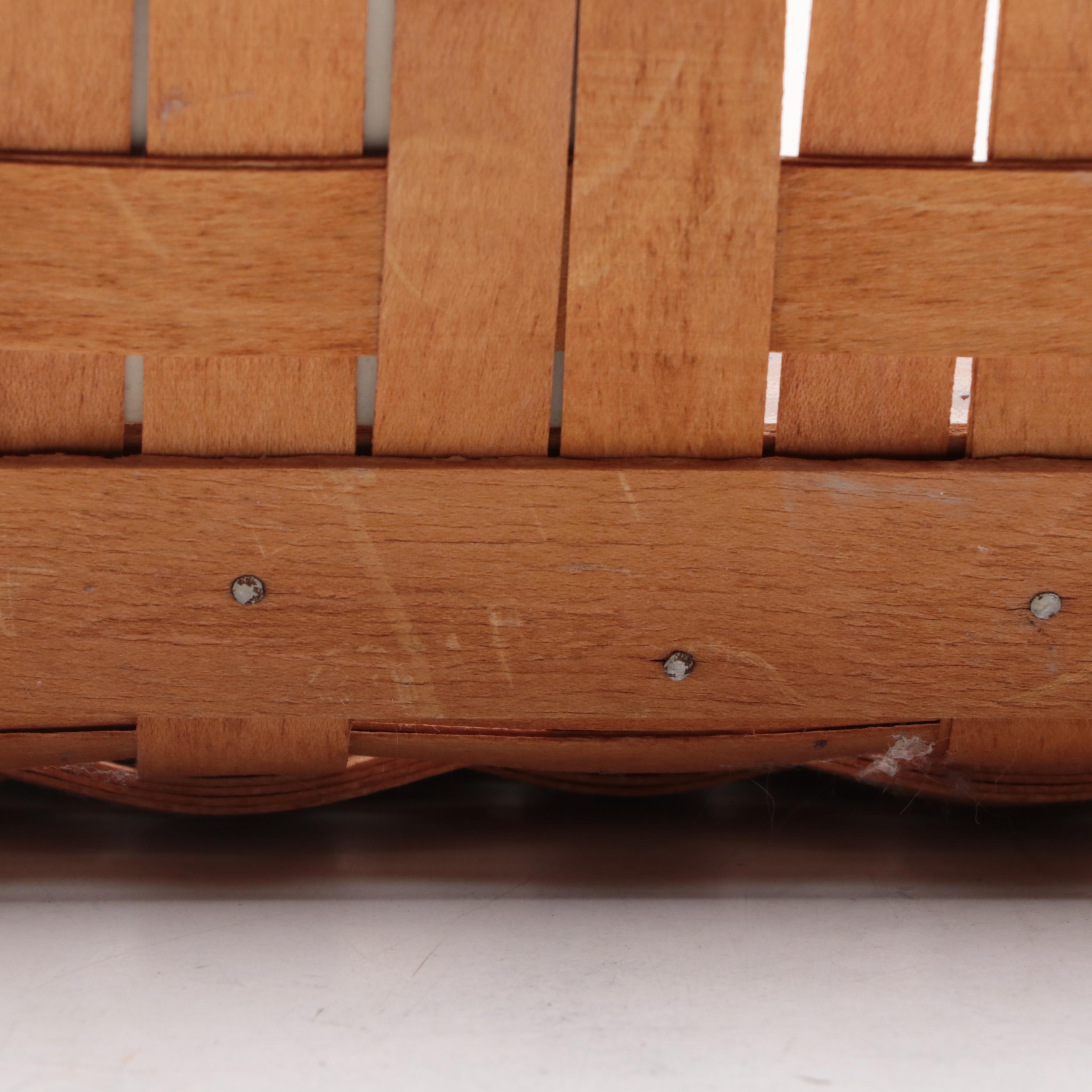 Longaberger Traditions Collection "Family" and "Hospitality" Handwoven Baskets