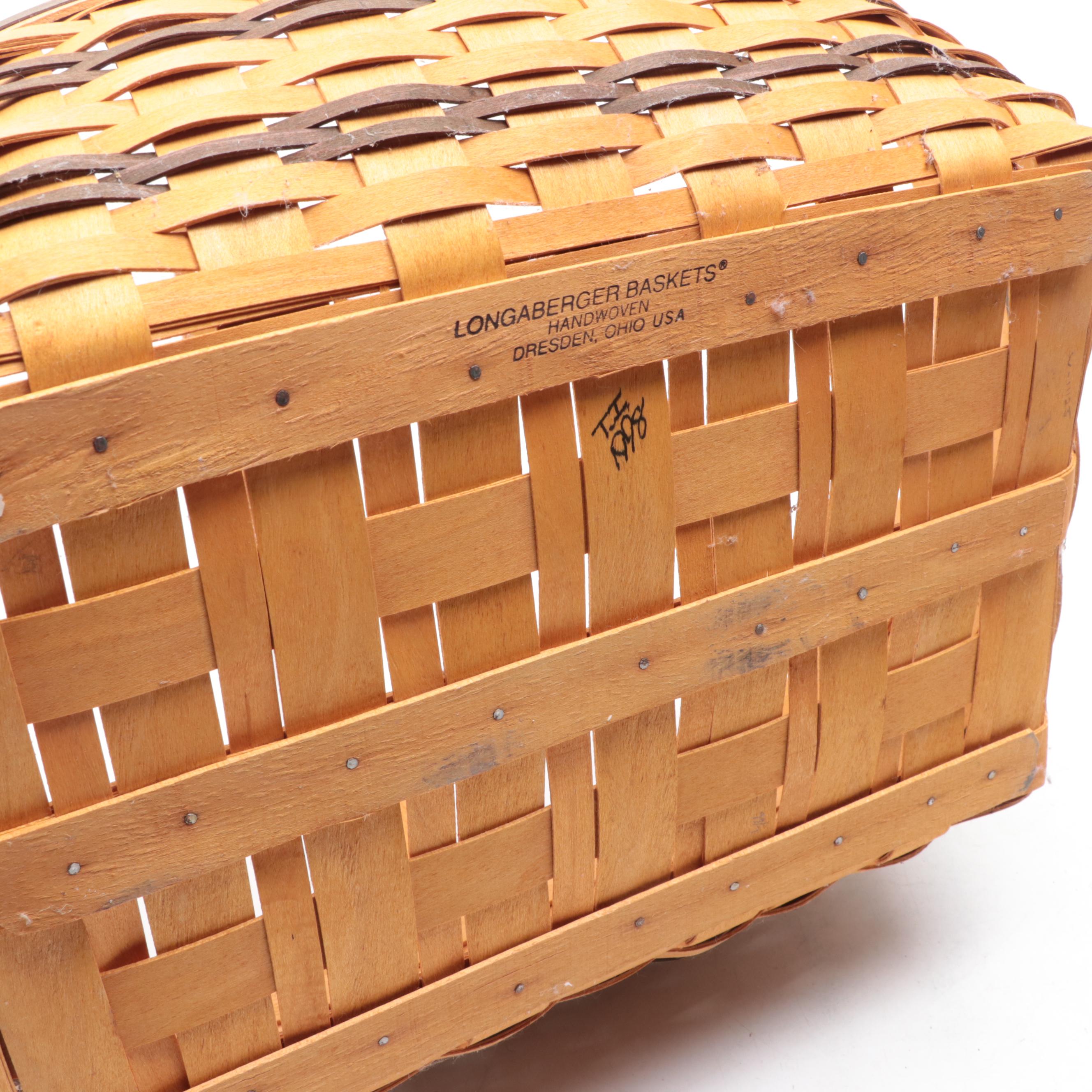 Longaberger Traditions Collection "Family" and "Hospitality" Handwoven Baskets