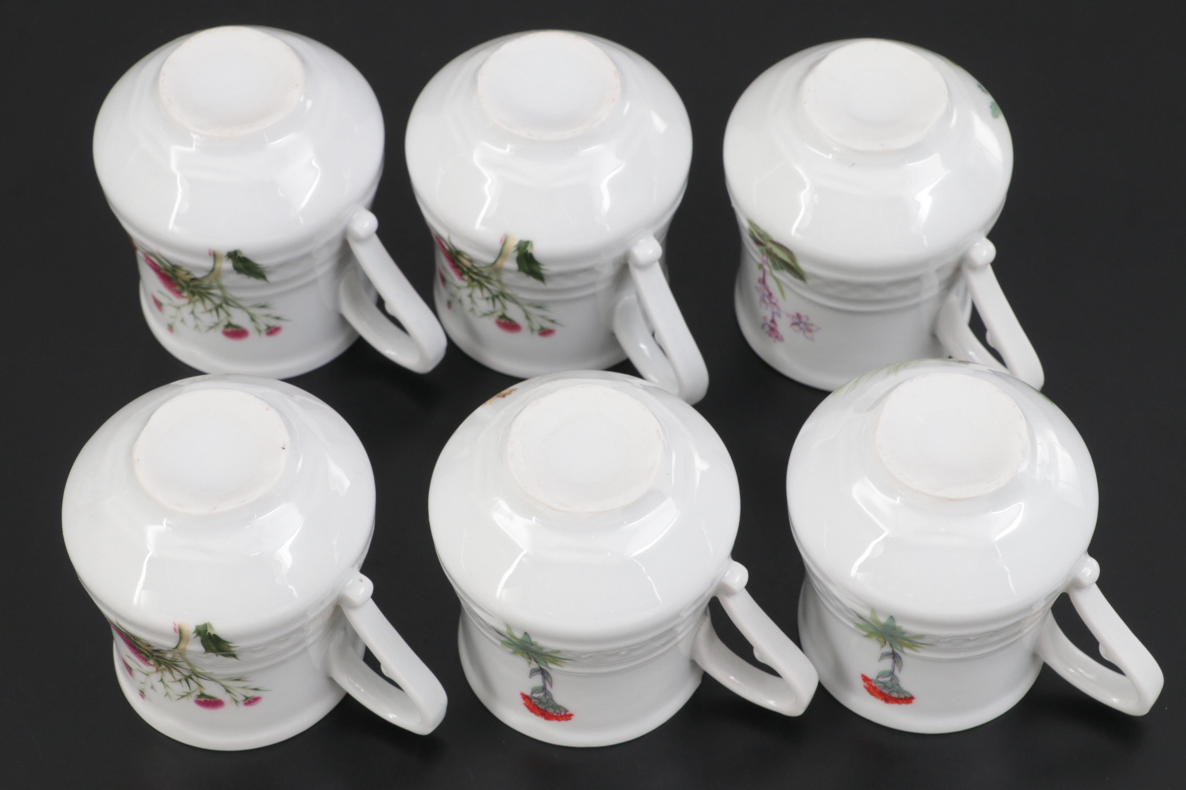 Louis Lourioux "Wildflower" Porcelain Tableware, 1990-2002