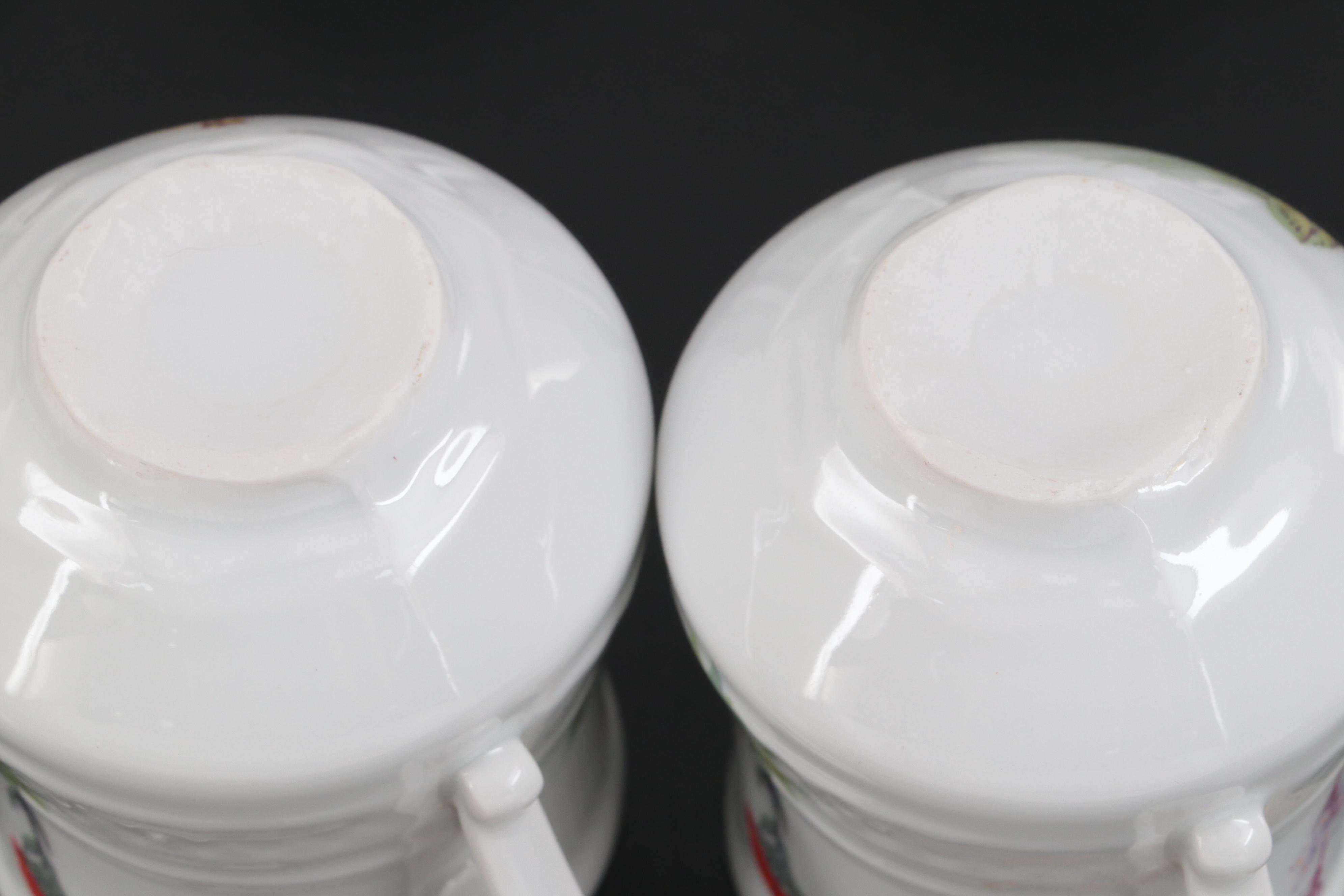 Louis Lourioux "Wildflower" Porcelain Tableware, 1990-2002