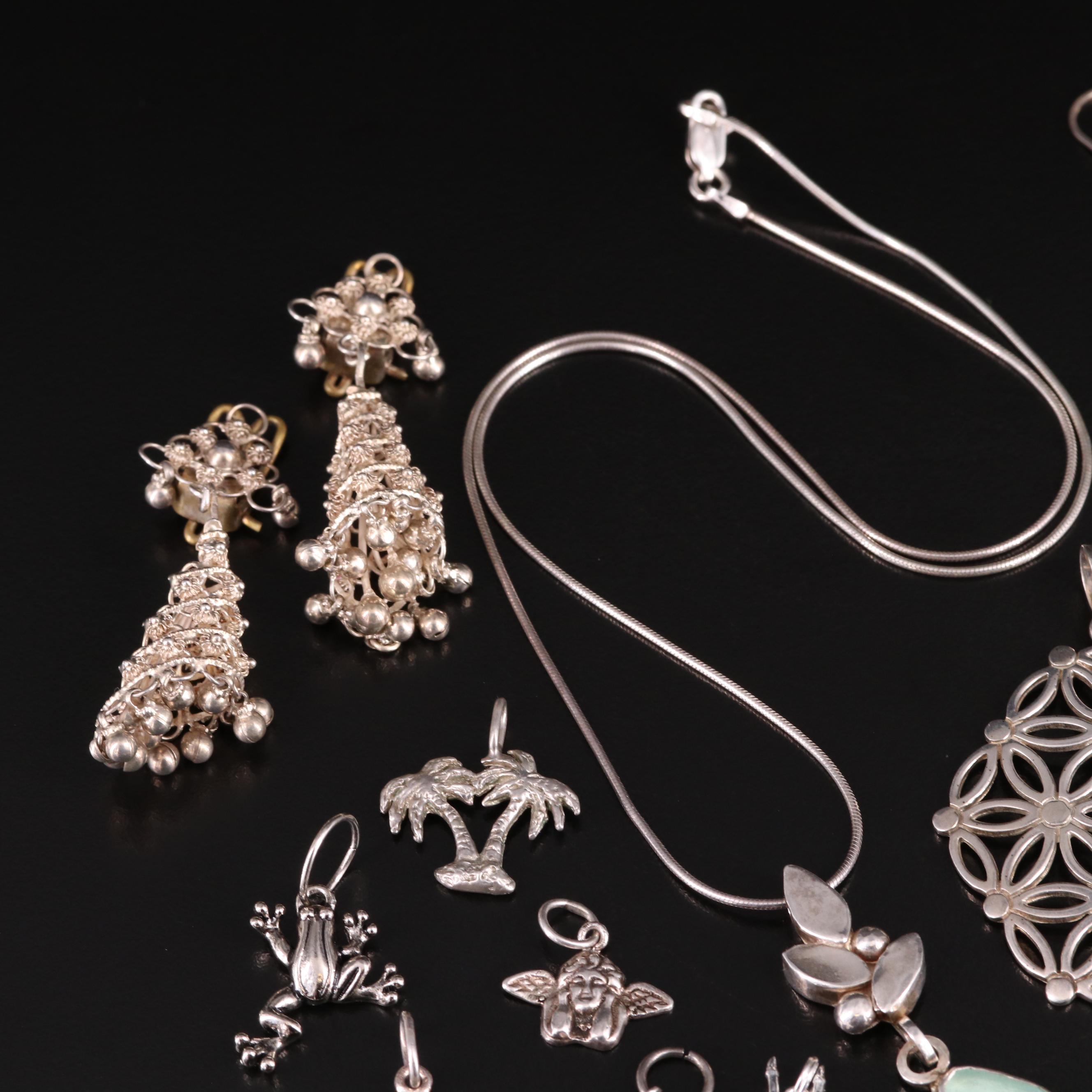 Cannetille, Sterling and Mustard Seed Faith Pendant Featured in Jewelry