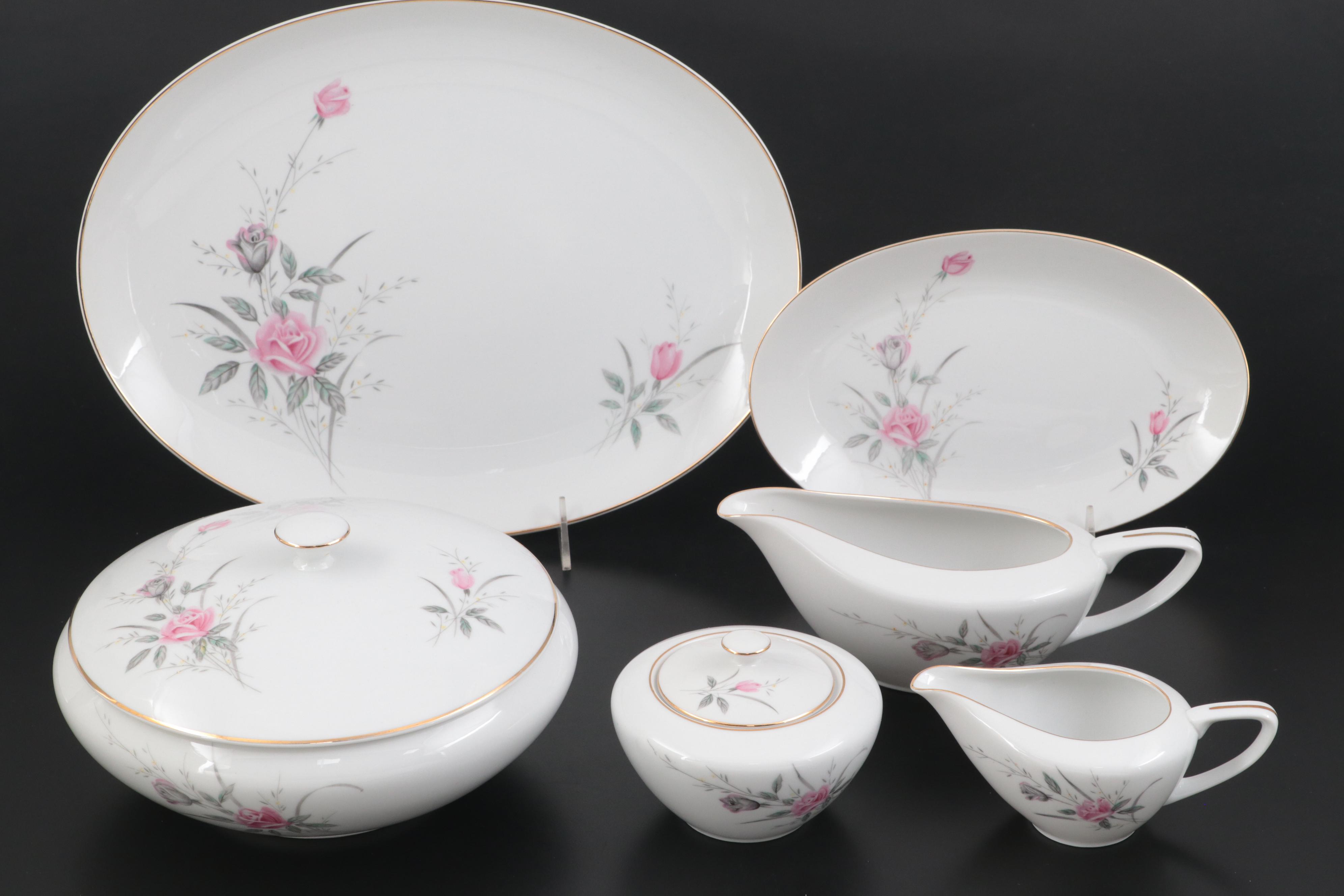 Golden Rose Fine China of Japan Dinnerware and Table Accessories