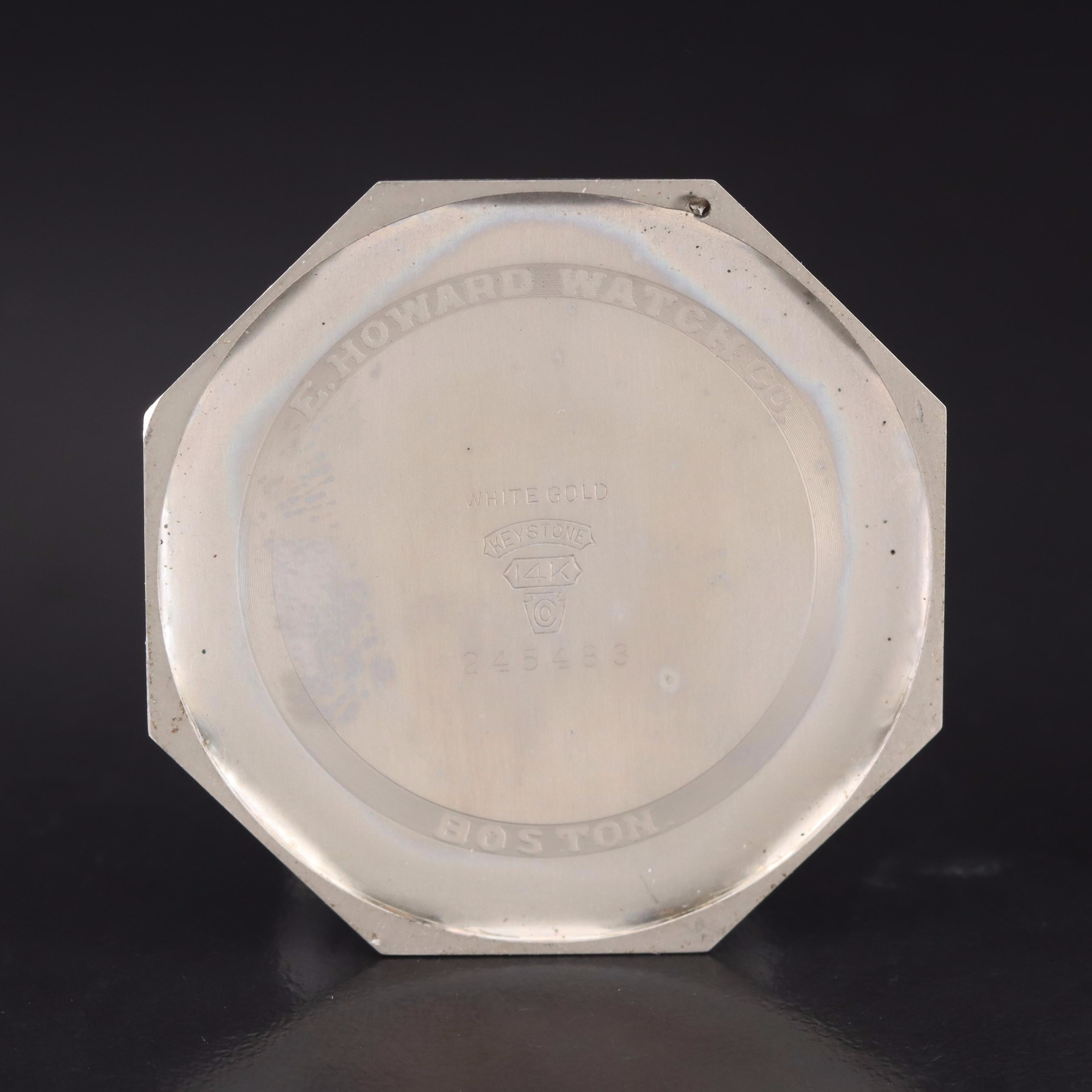 1924 14K E. Howard Octagonal Pocket Watch