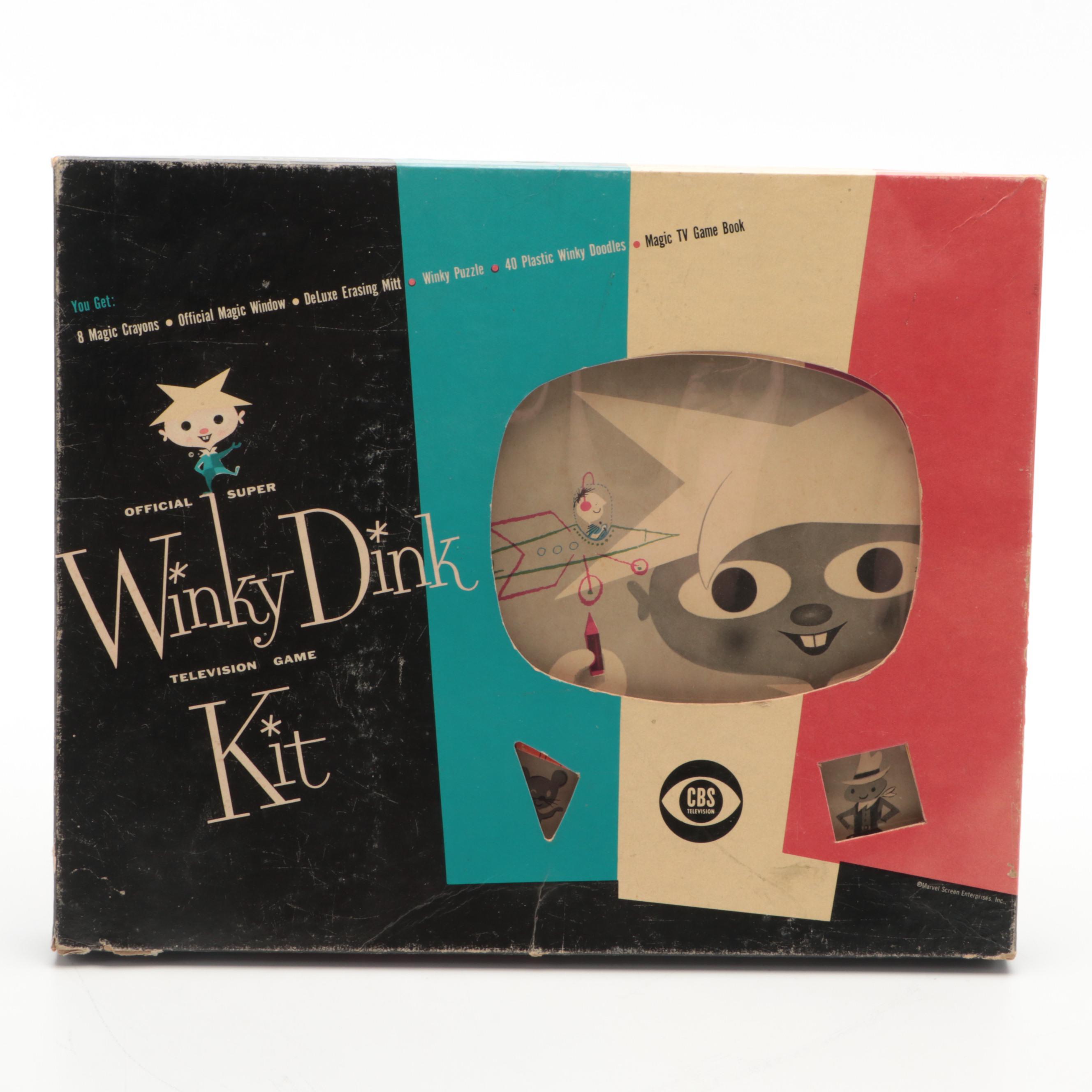 1950s Official Super Winky Dink and You Television Game Kit and More
