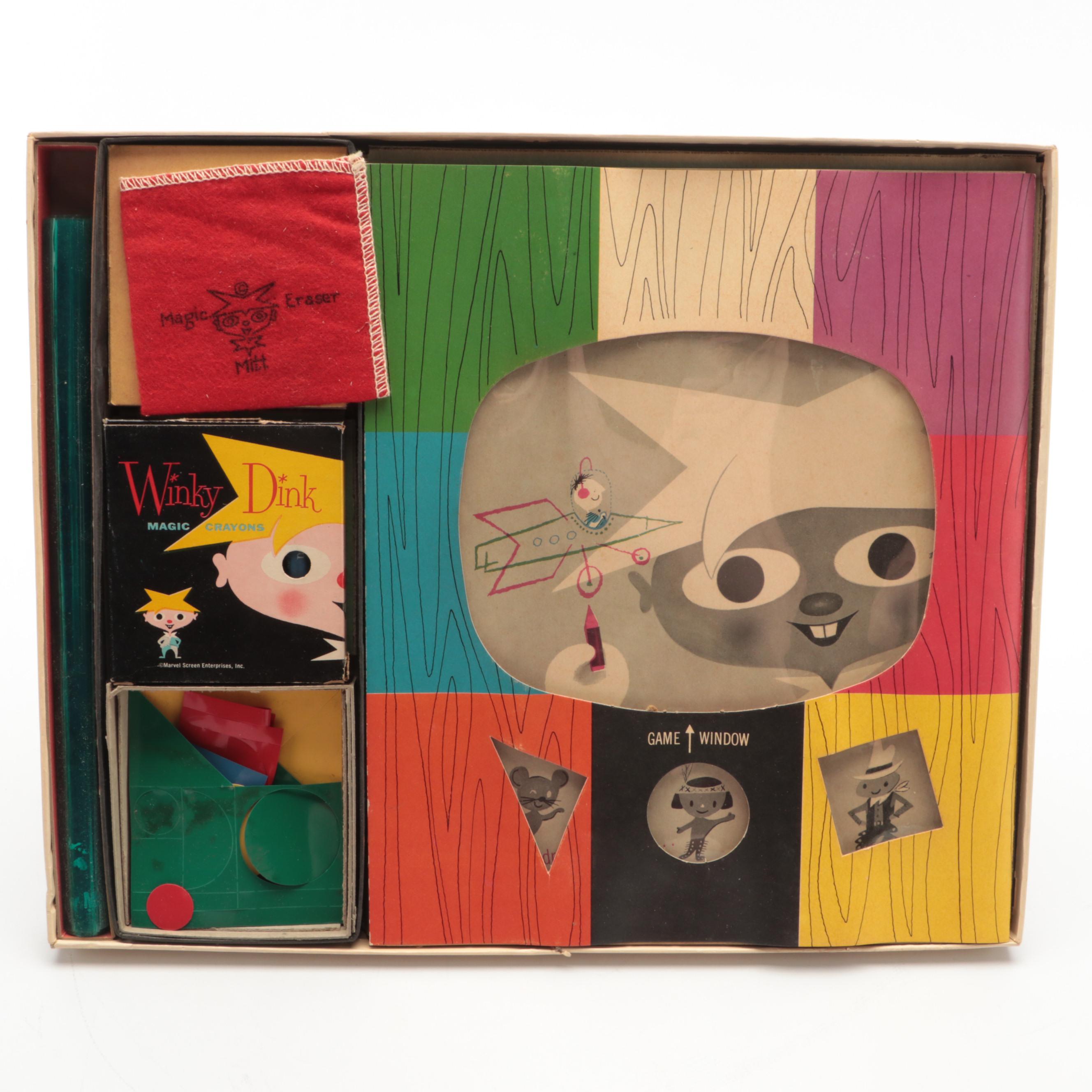 1950s Official Super Winky Dink and You Television Game Kit and More