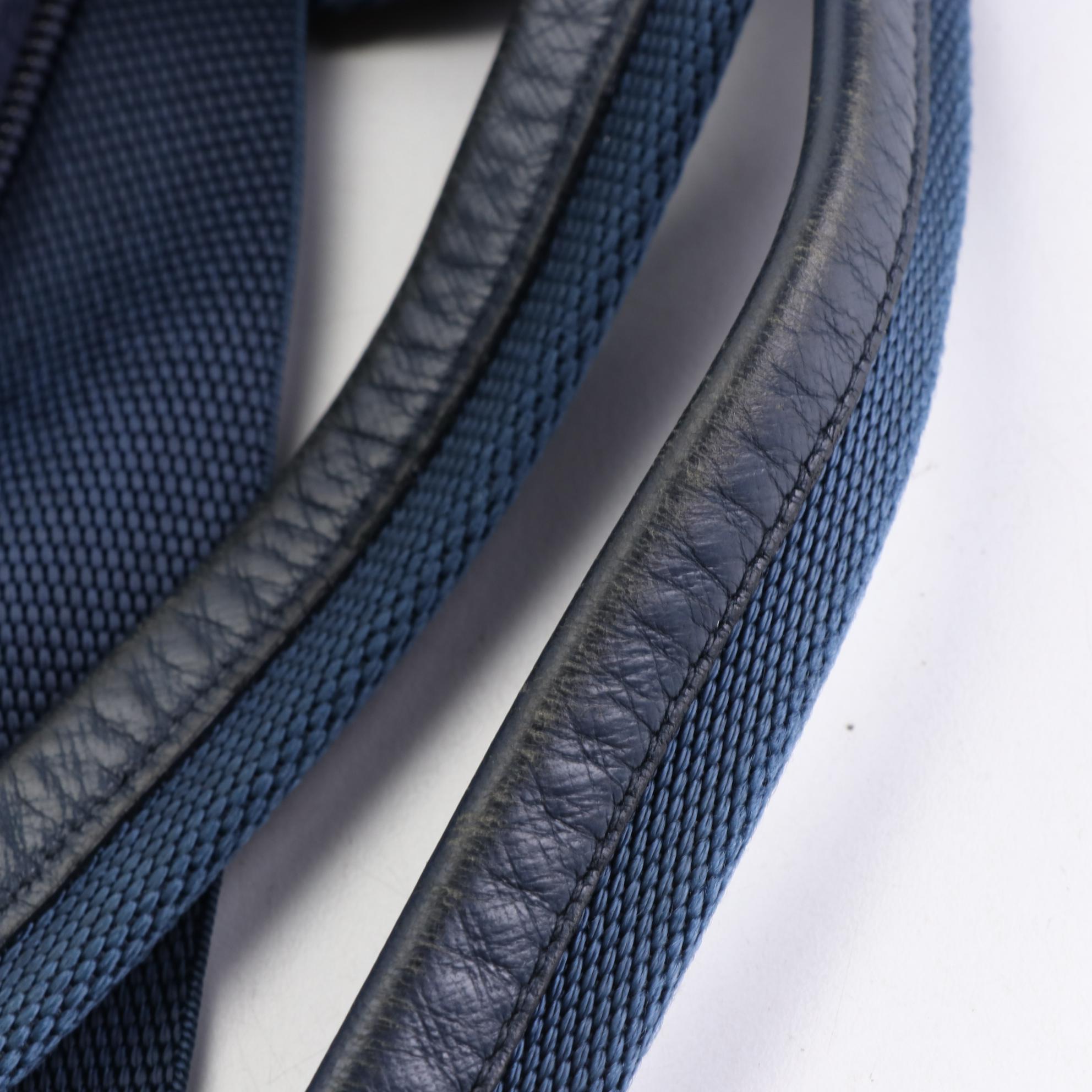 Prada Two-Way Tote in Navy Blue Tessuto Nylon