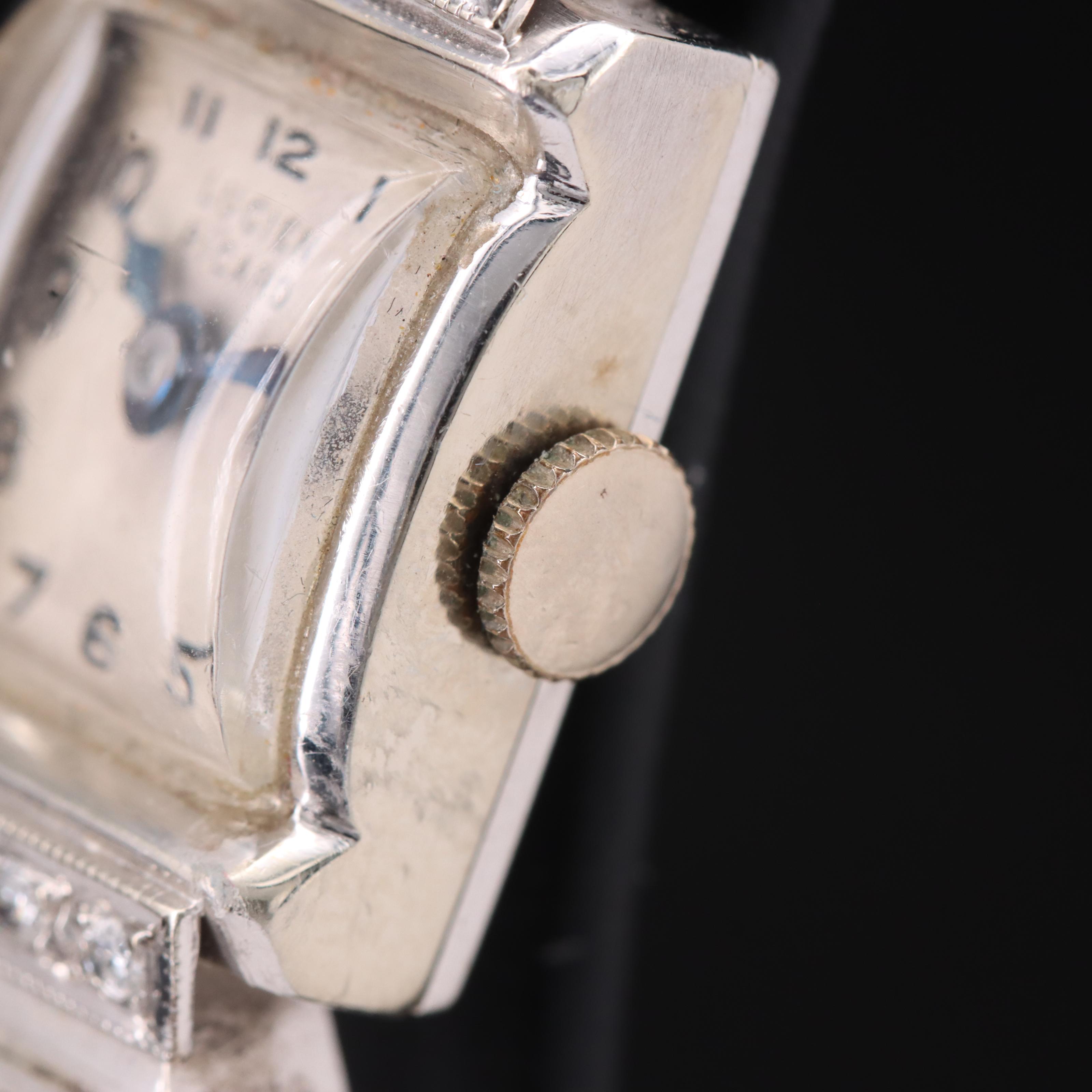 14K Lucien Picard Vintage Diamond Watch