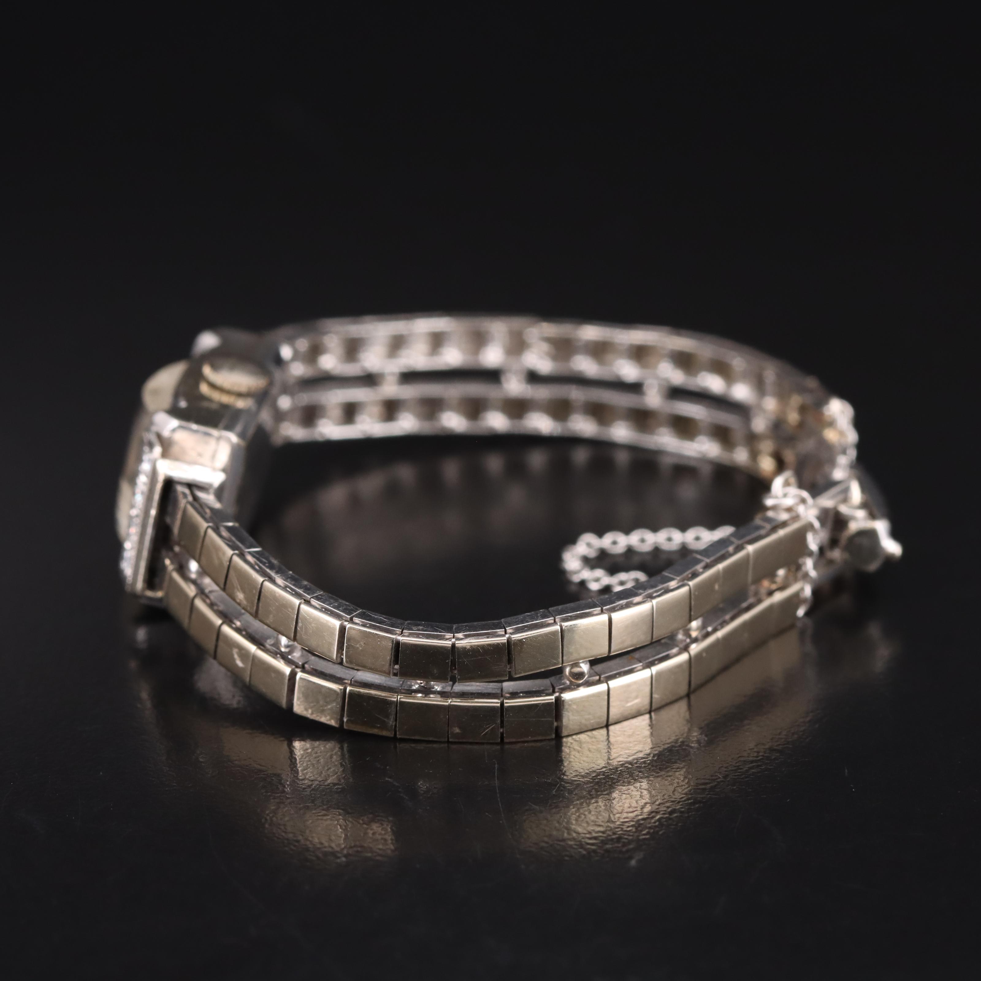 14K Lucien Picard Vintage Diamond Watch