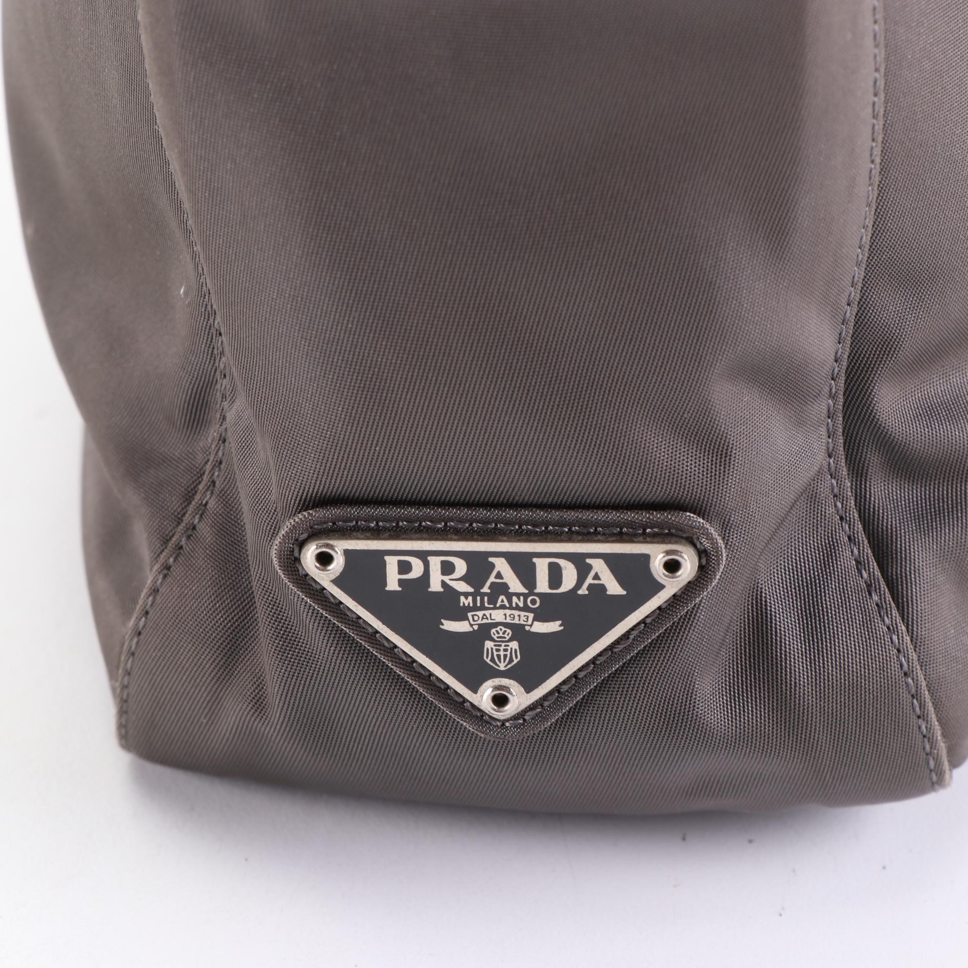 Prada Tote Bag in Gray Tessuto Nylon