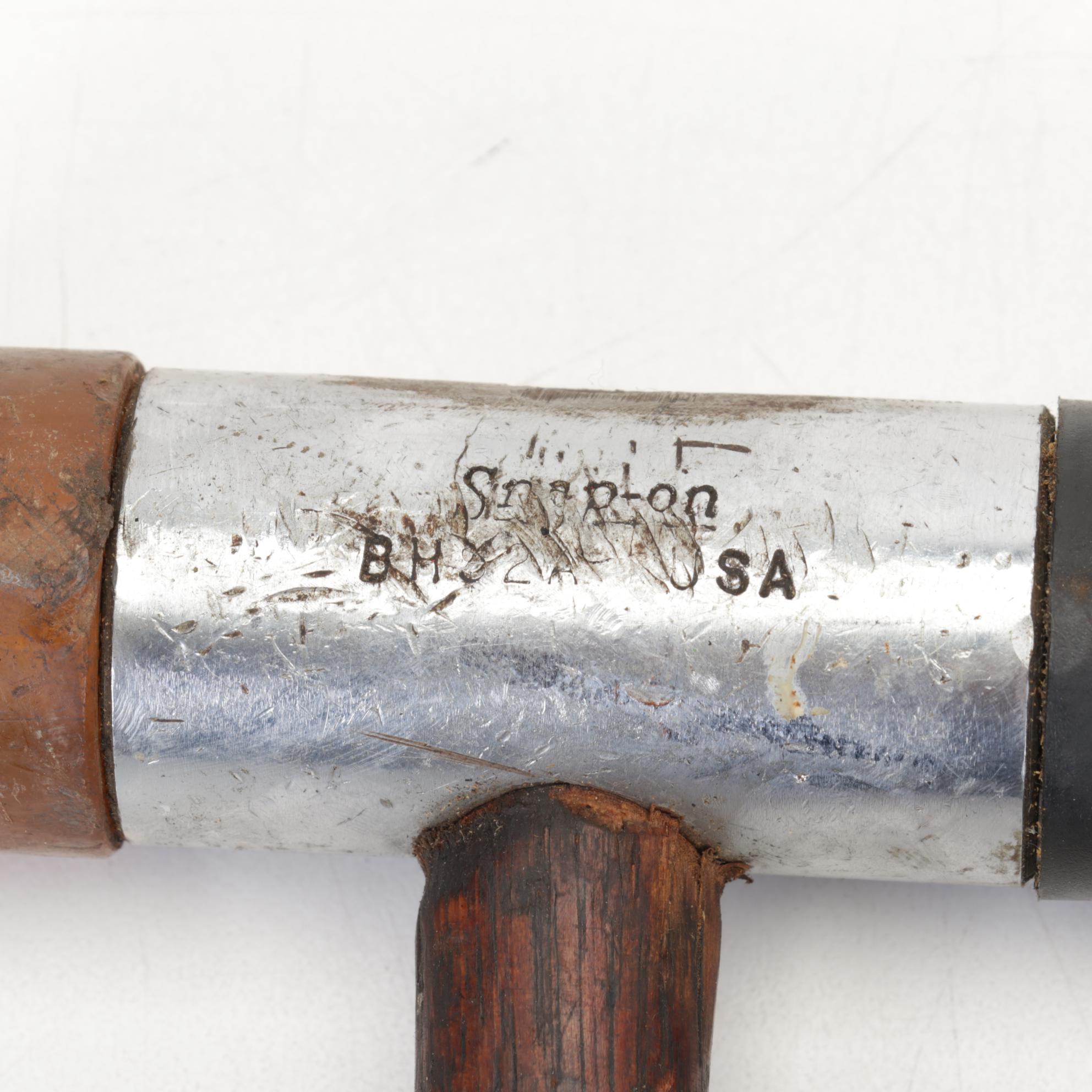 Snap-on and Other Plastic, Wood, and Metal Mallets and Ball Peen Hammers
