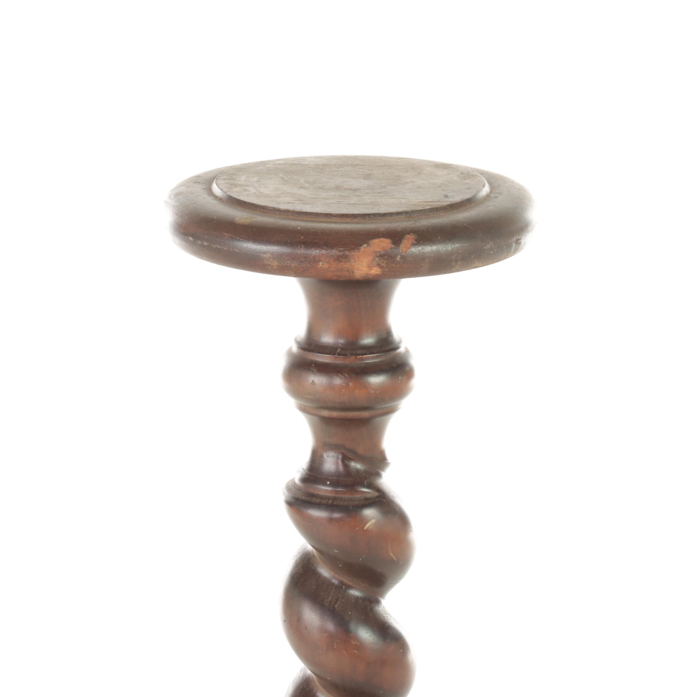 Barley Twist Pedestal Table