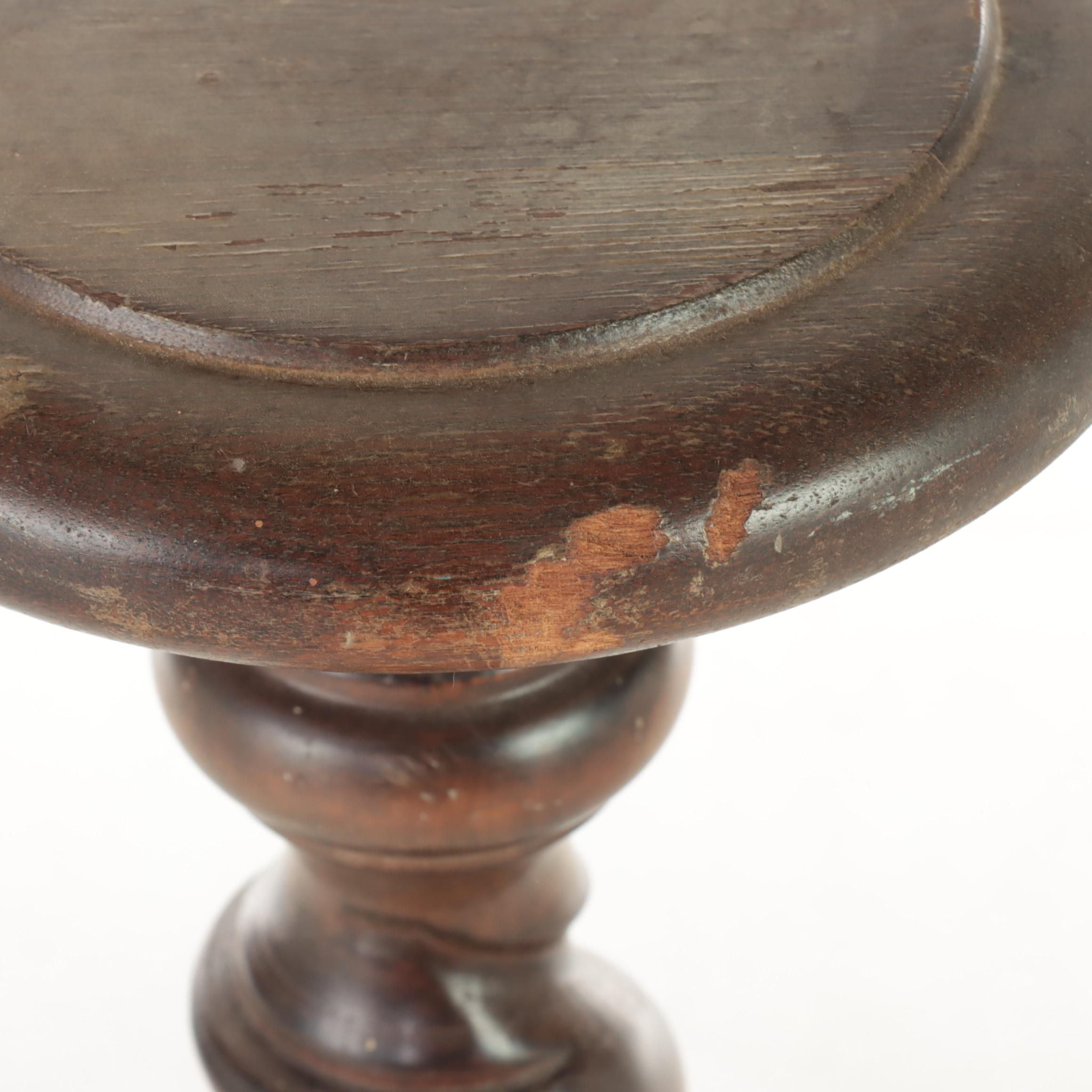 Barley Twist Pedestal Table