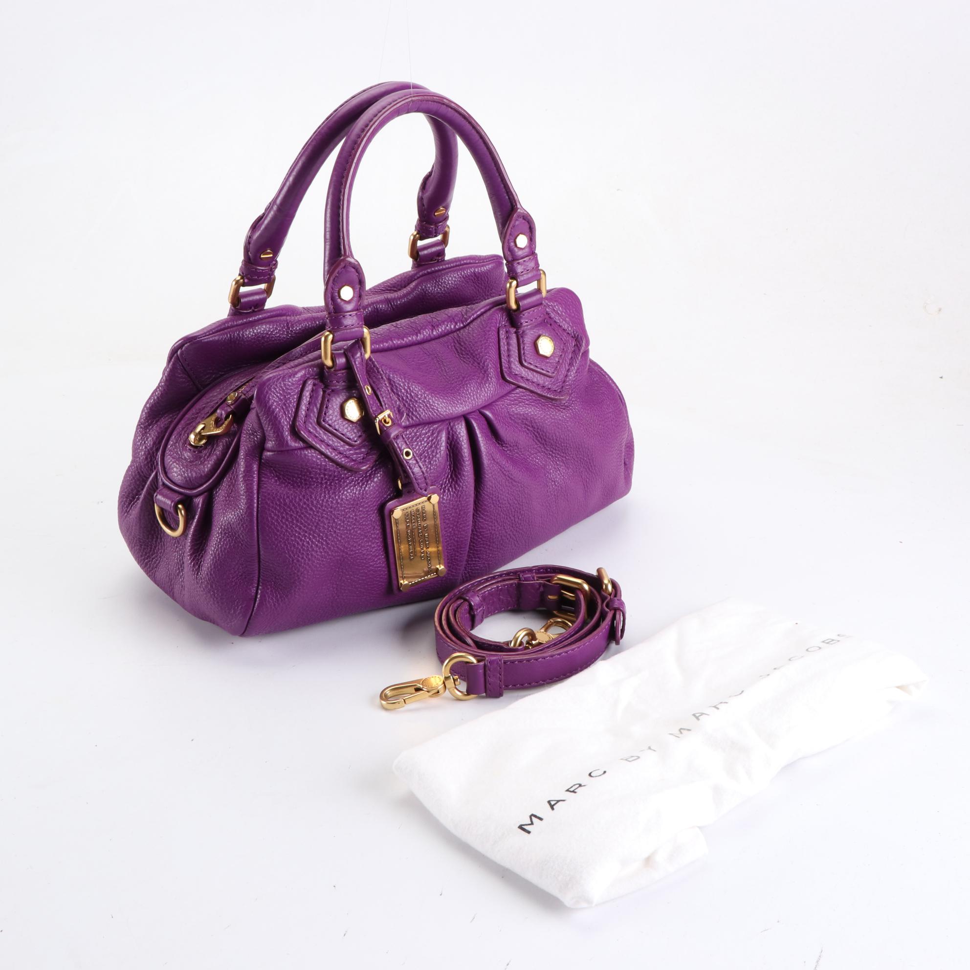 Marc by Marc Jacobs Classic Q Baby Groovee Satchel in Grain Leather