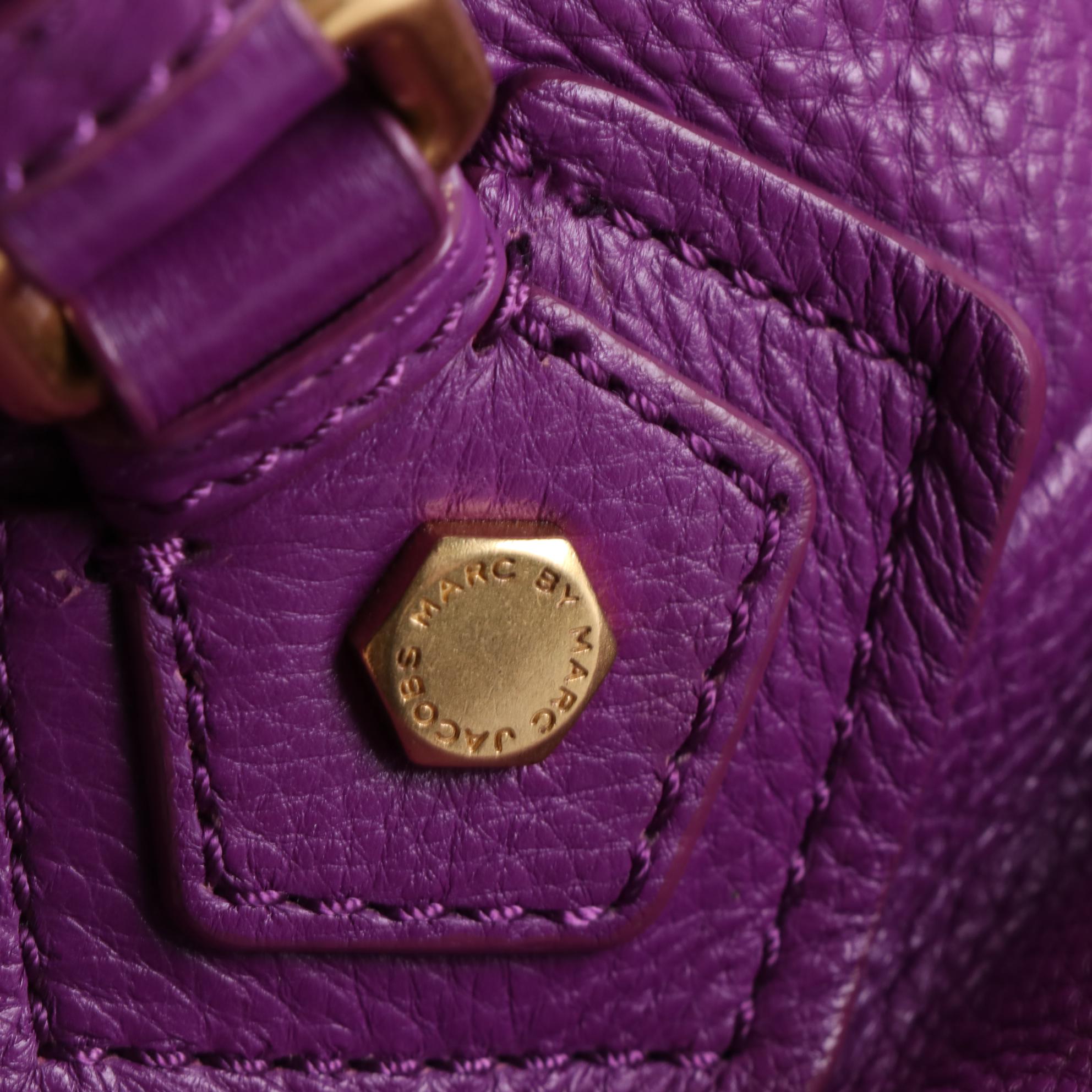 Marc by Marc Jacobs Classic Q Baby Groovee Satchel in Grain Leather