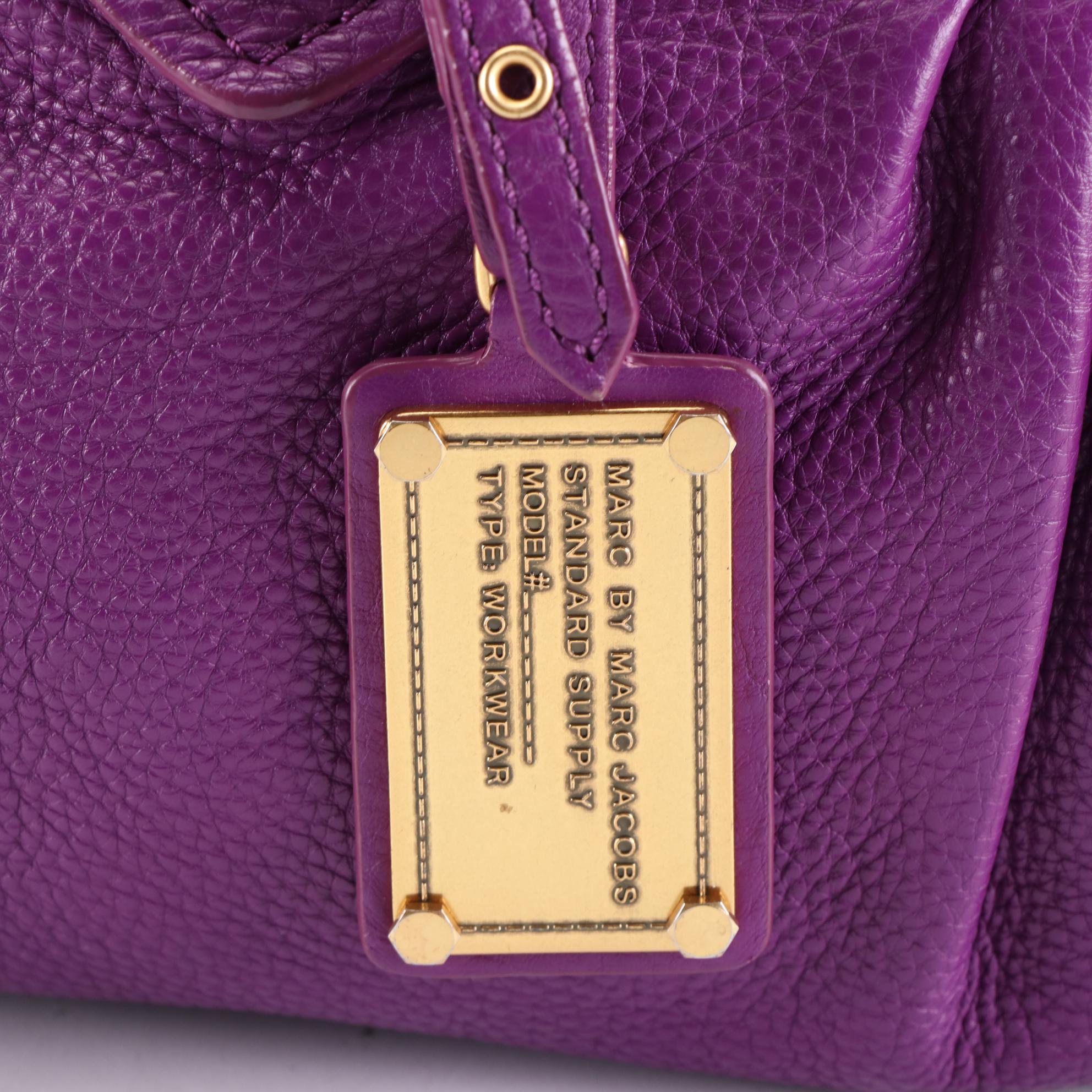 Marc by Marc Jacobs Classic Q Baby Groovee Satchel in Grain Leather