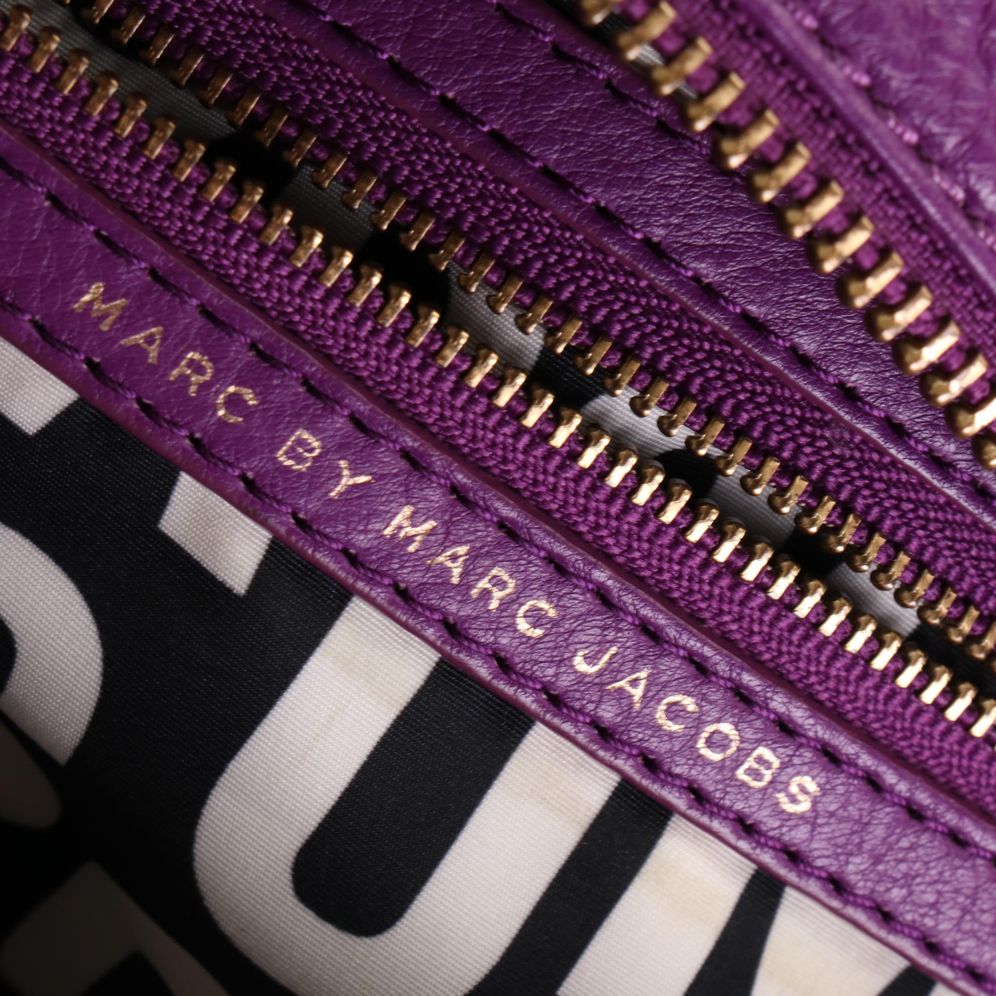 Marc by Marc Jacobs Classic Q Baby Groovee Satchel in Grain Leather