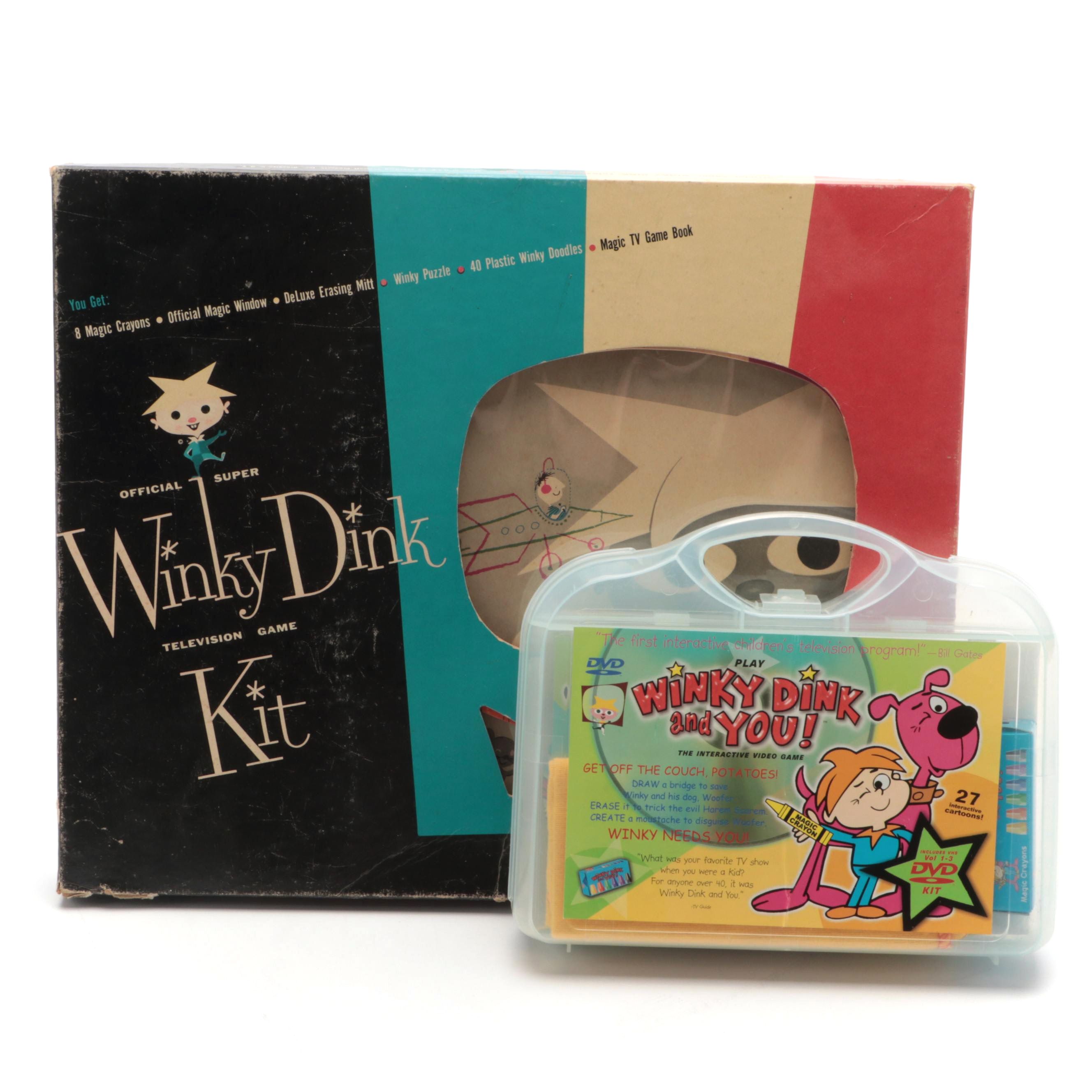 1950s Official Super Winky Dink and You Television Game Kit and More