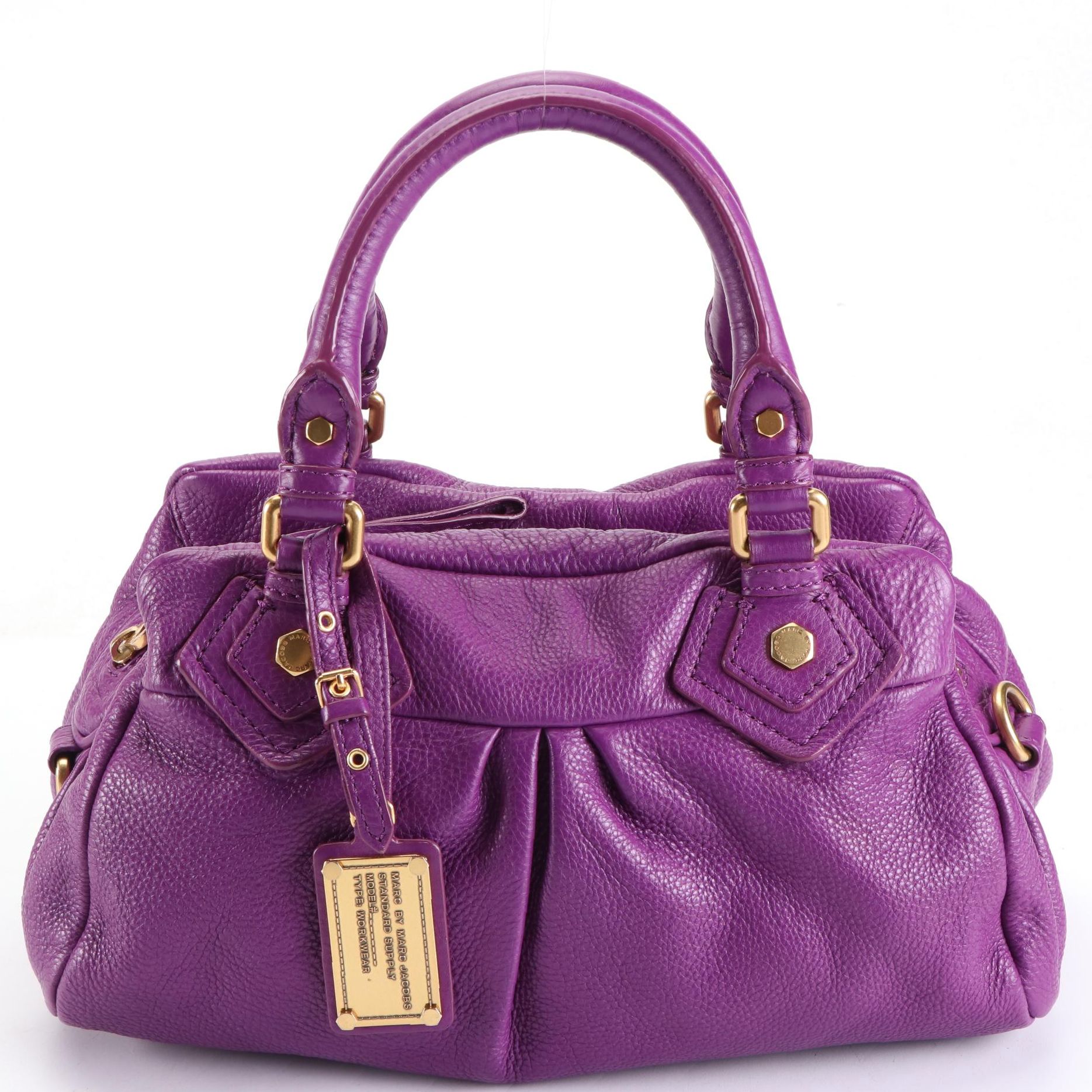 Marc by Marc Jacobs Classic Q Baby Groovee Satchel in Grain Leather