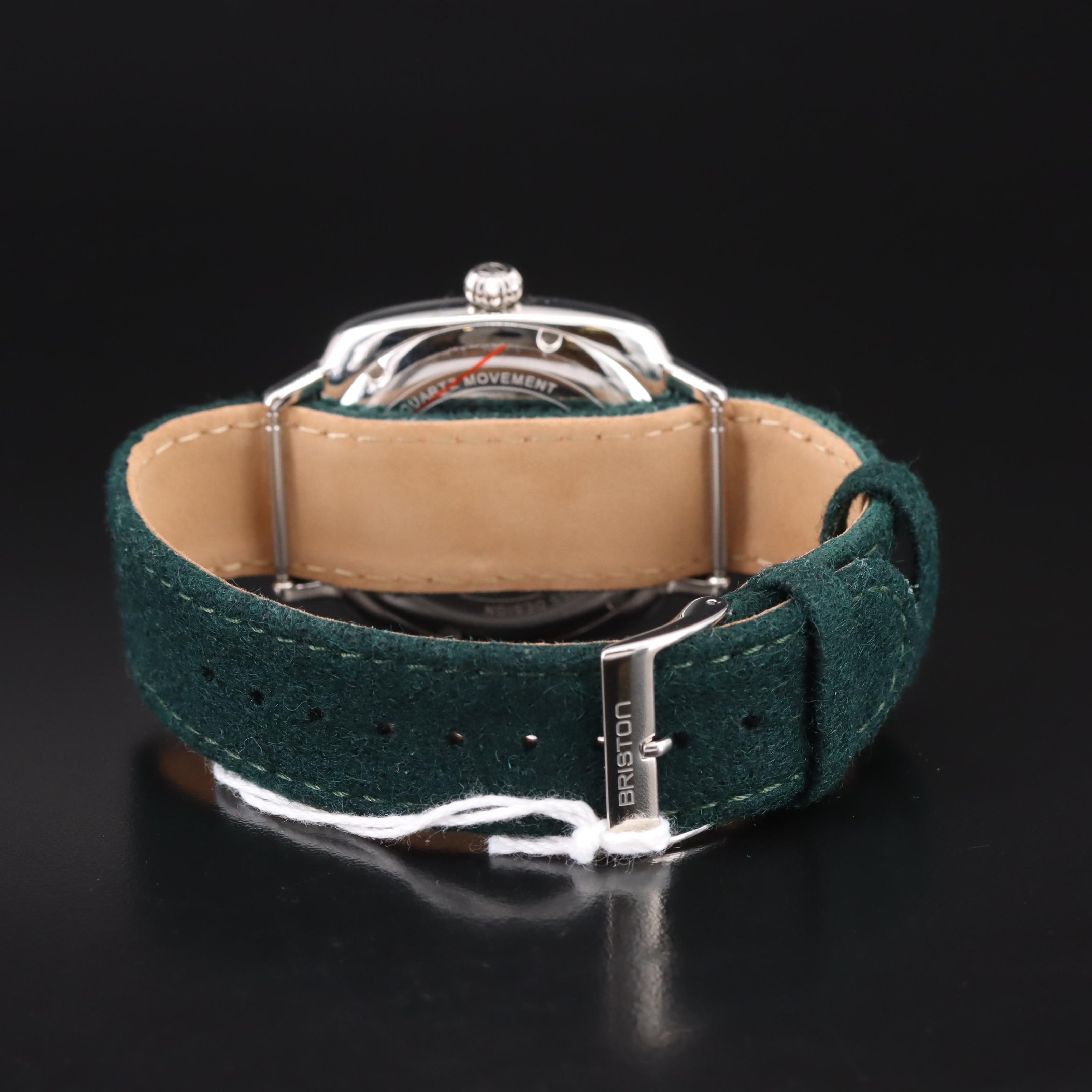 Briston Clubmaster Vintage Stainless Steel Quartz Watch