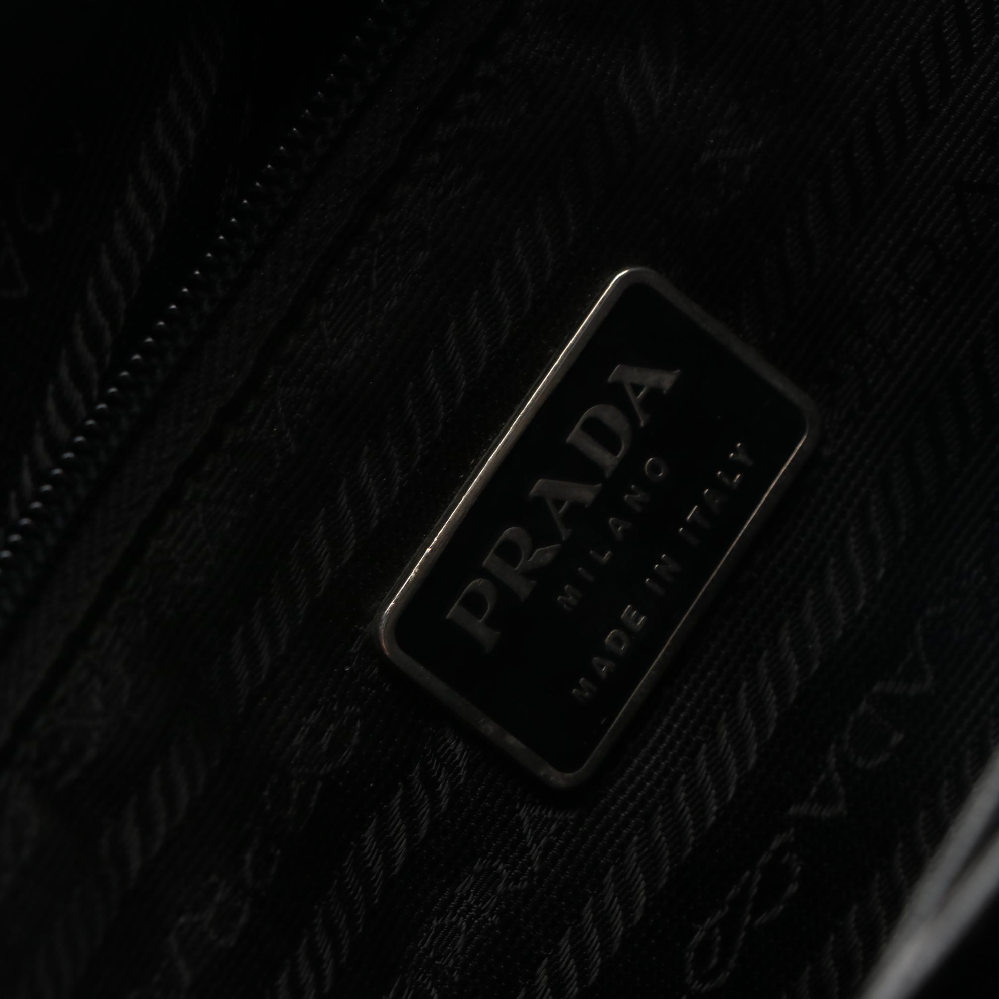 Prada Shoulder Bag B9262 in Calfskin Leather with Bumper Base