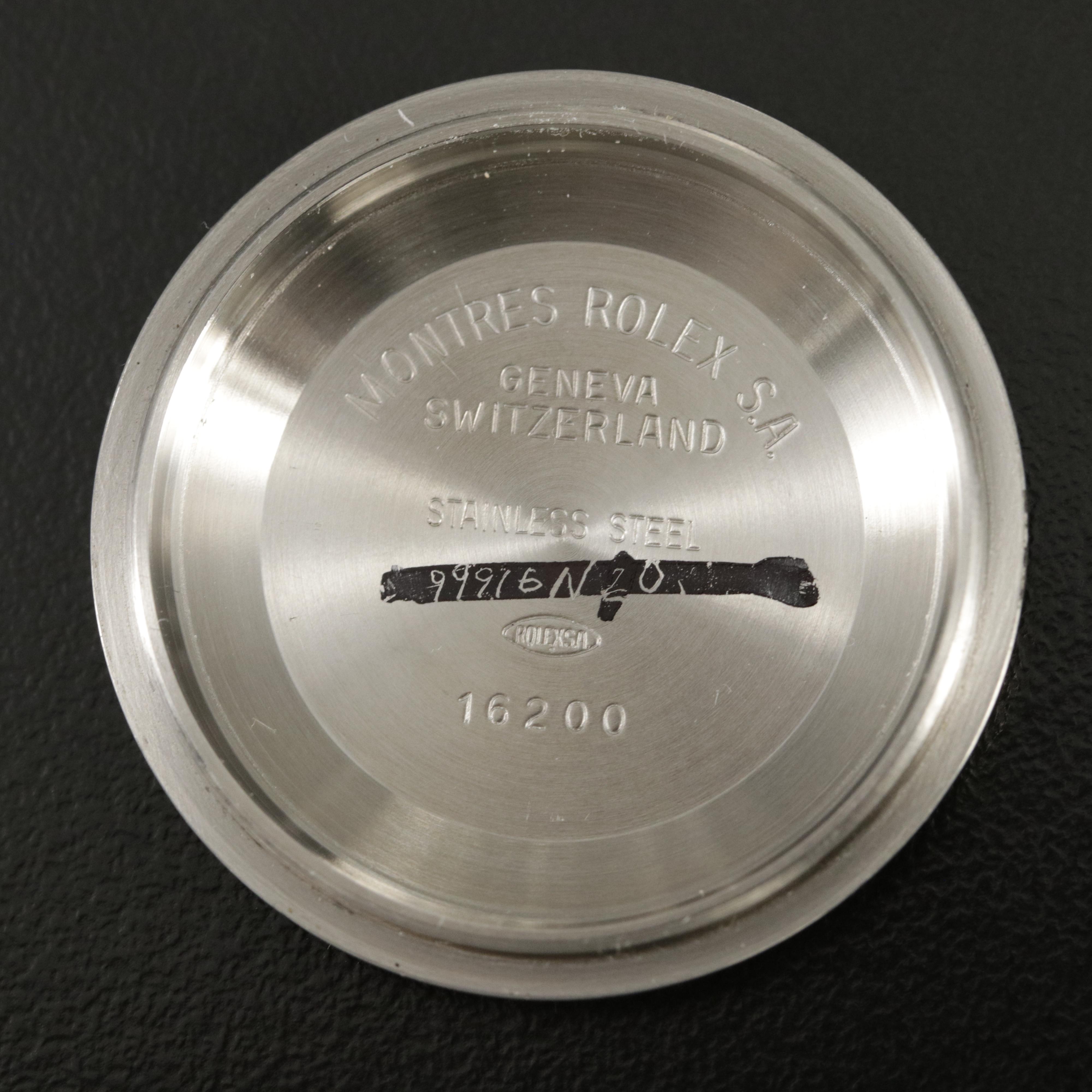 1991 Rolex Oyster Perpetual Datejust 5.91 CTW Diamond Watch