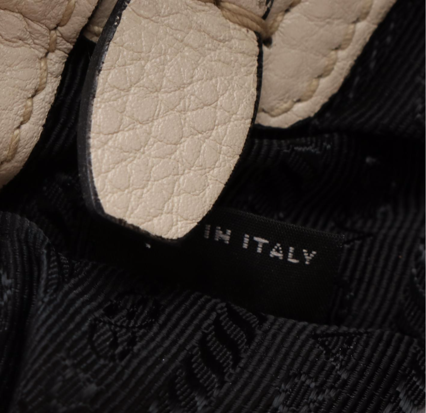 Prada Sound Two-Way Bag in Grained Leather