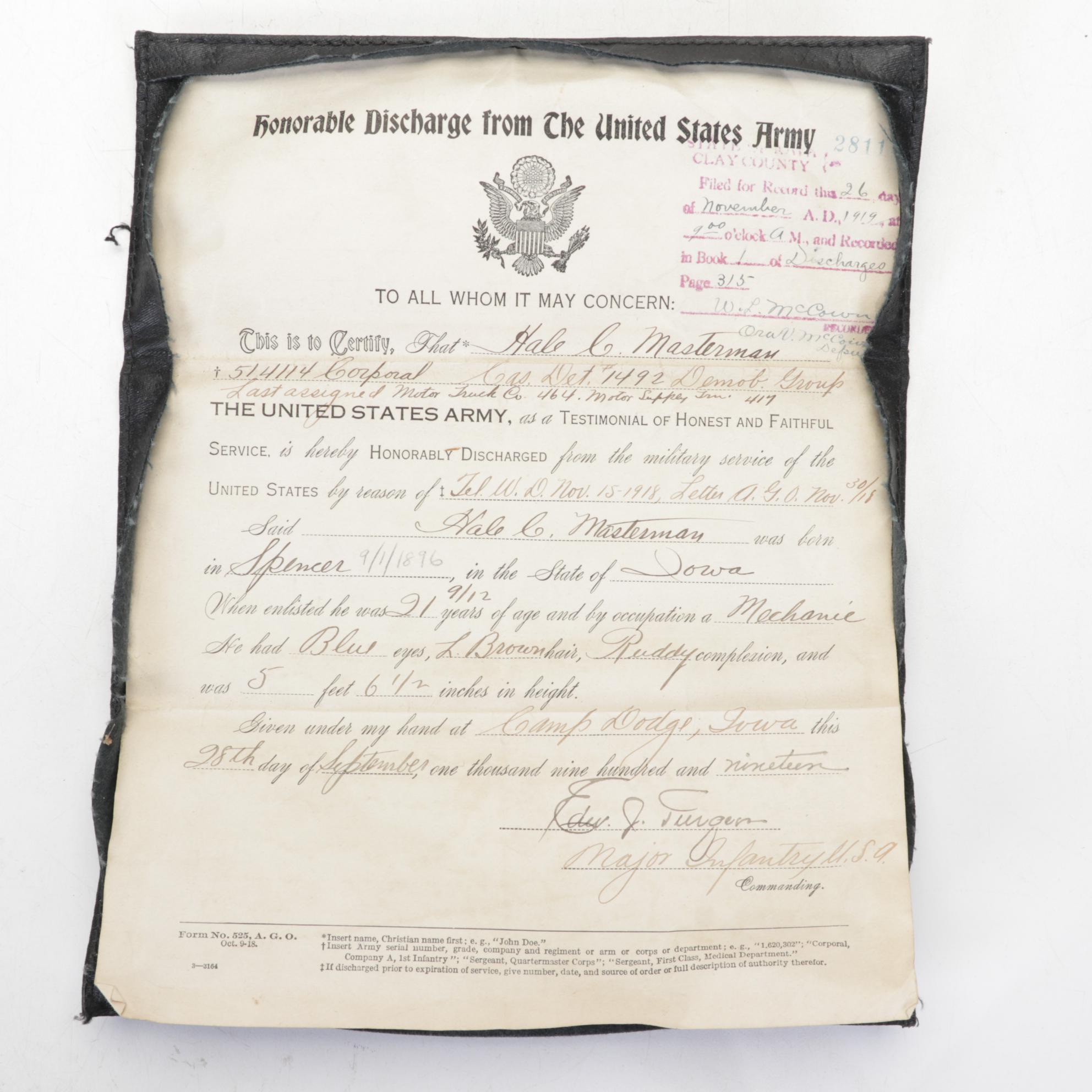 World War I Memorabilia, Early 20th Century