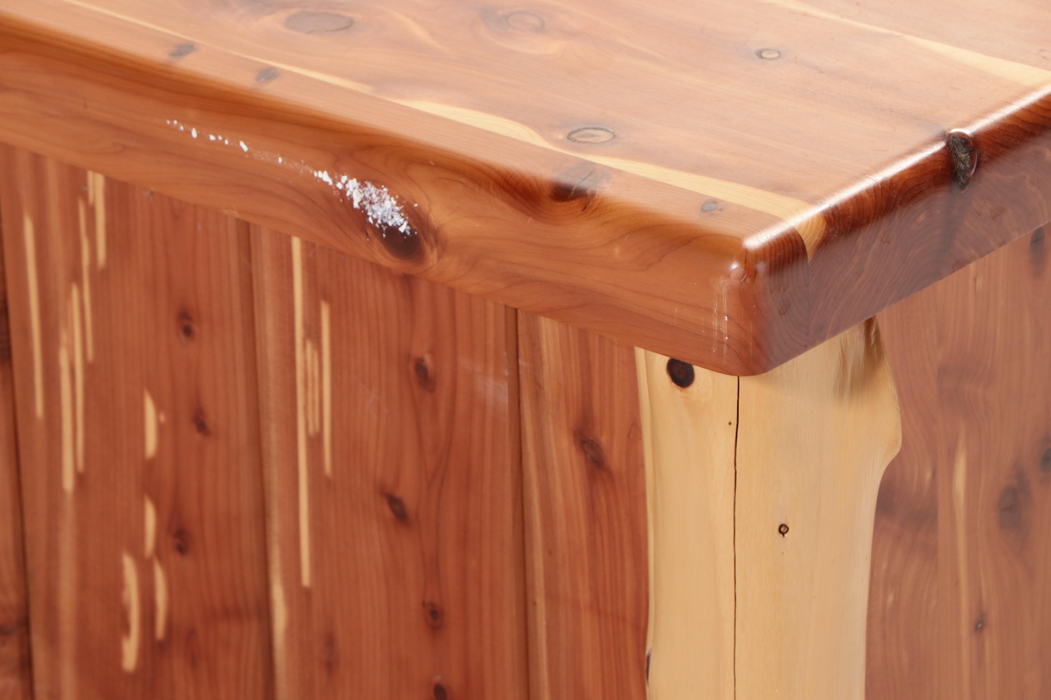 Amish Rustic Cedar Bedside Tables