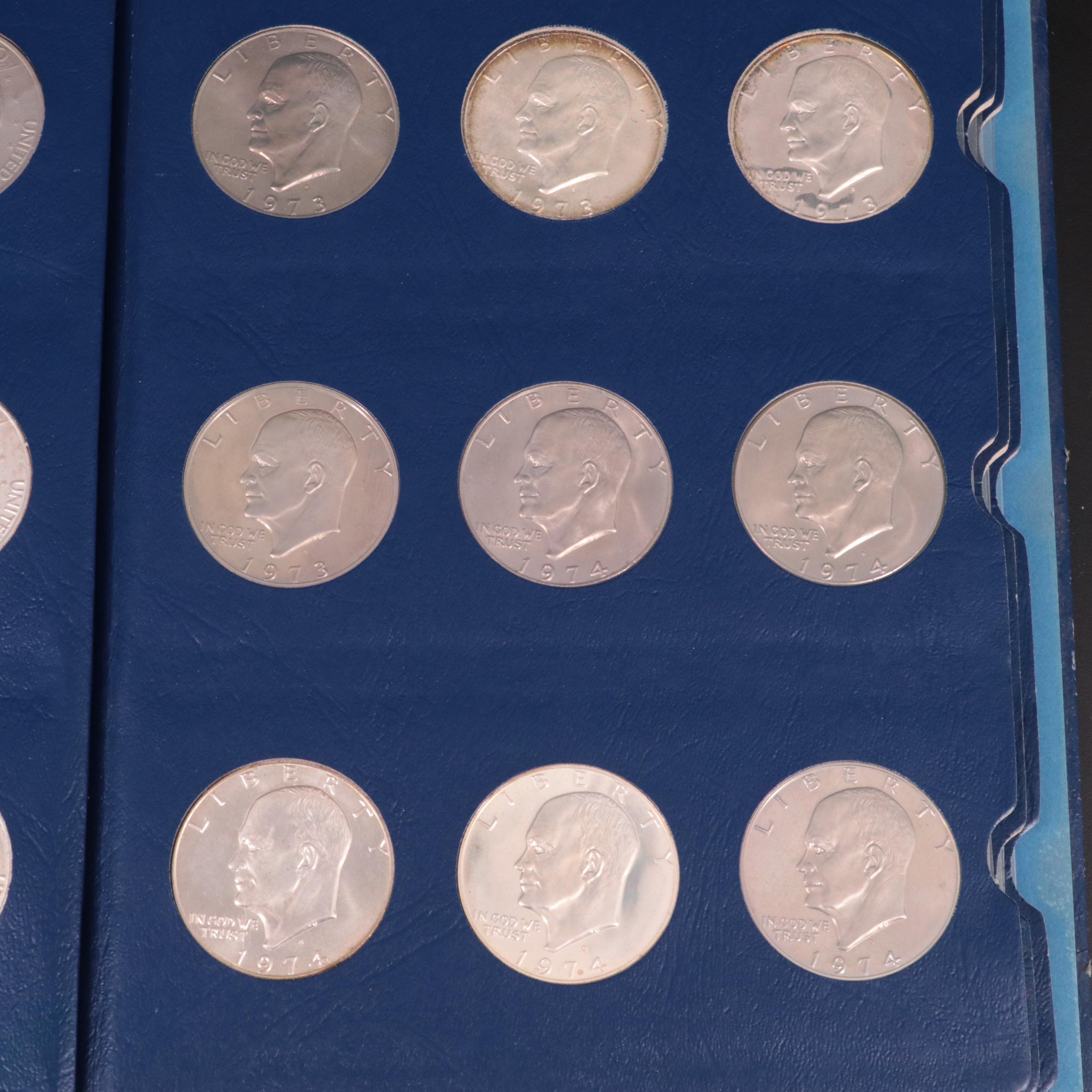 Complete Collection of Eisenhower Dollars, 1971-1978
