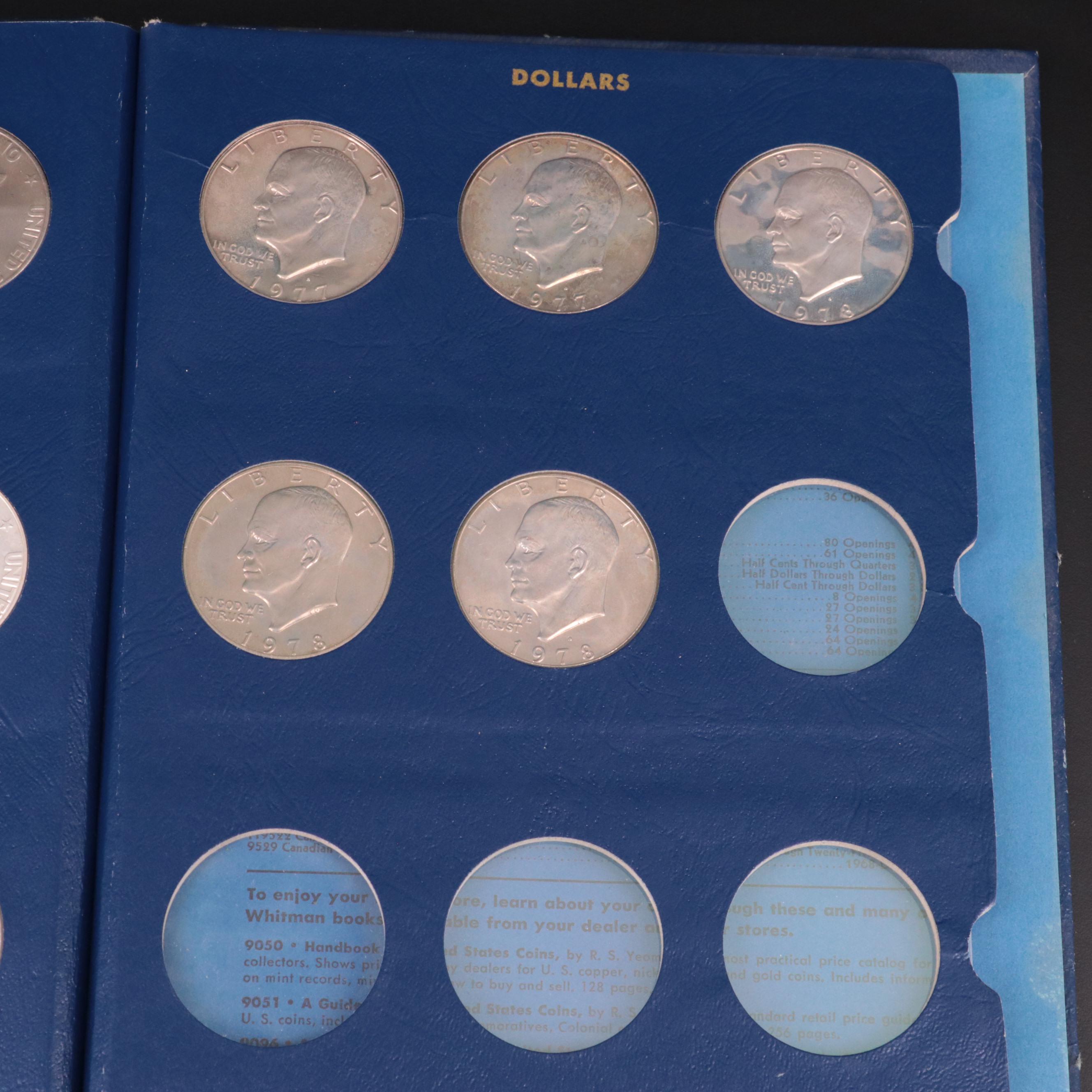 Complete Collection of Eisenhower Dollars, 1971-1978