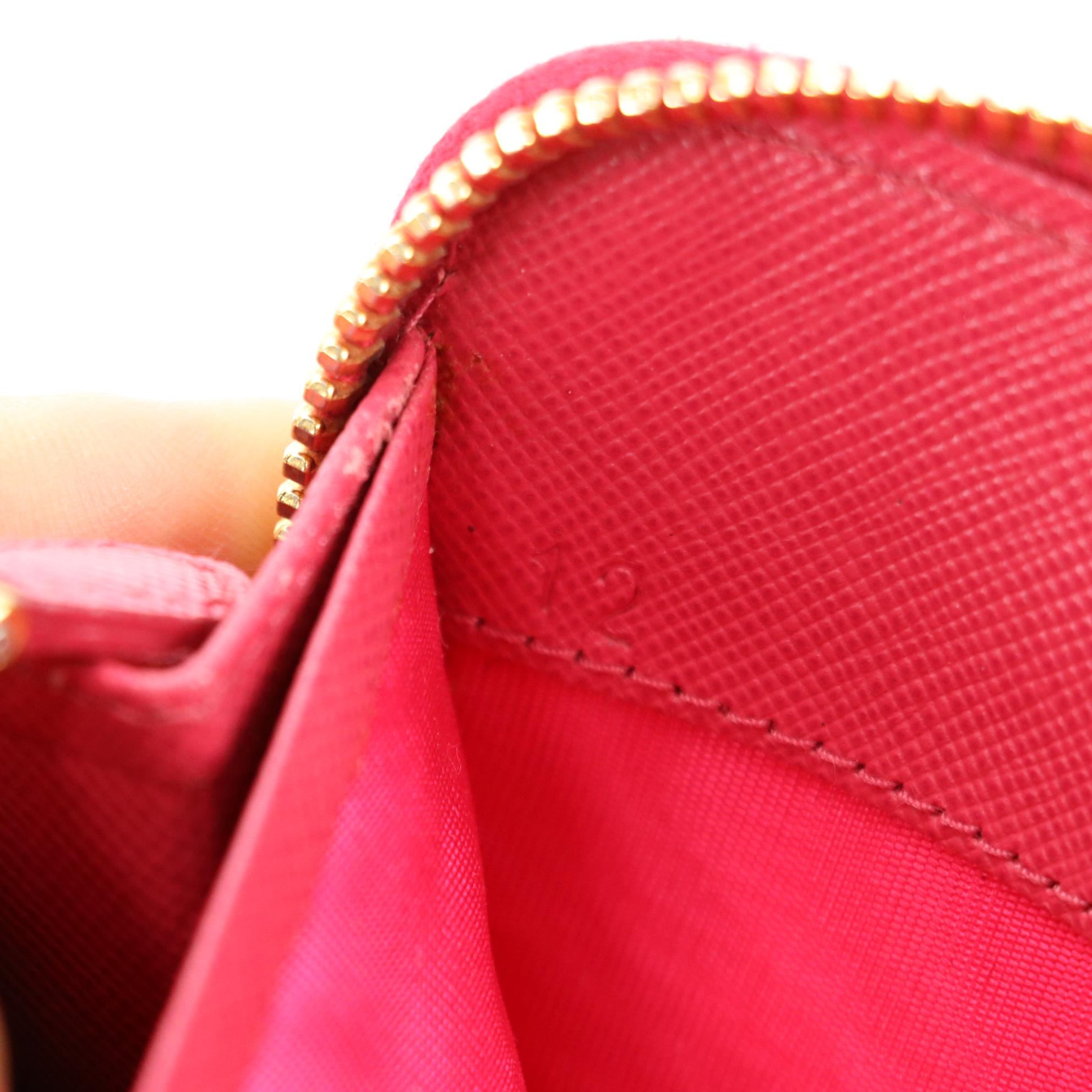 Prada Zip-Around Bow Wallet 1M0506 in Saffiano Leather