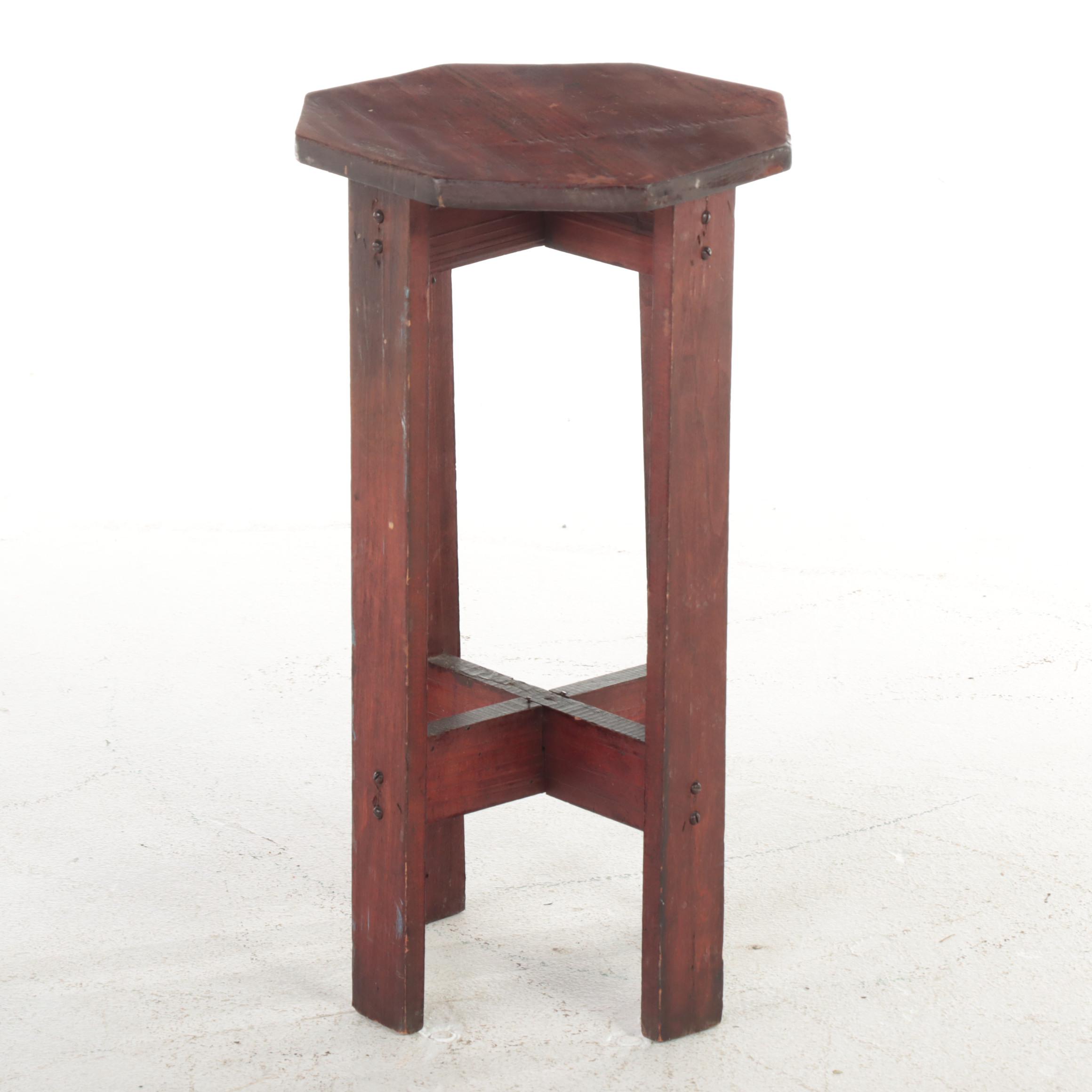 Arts and Crafts Octagonal Stand, Early 20th Century