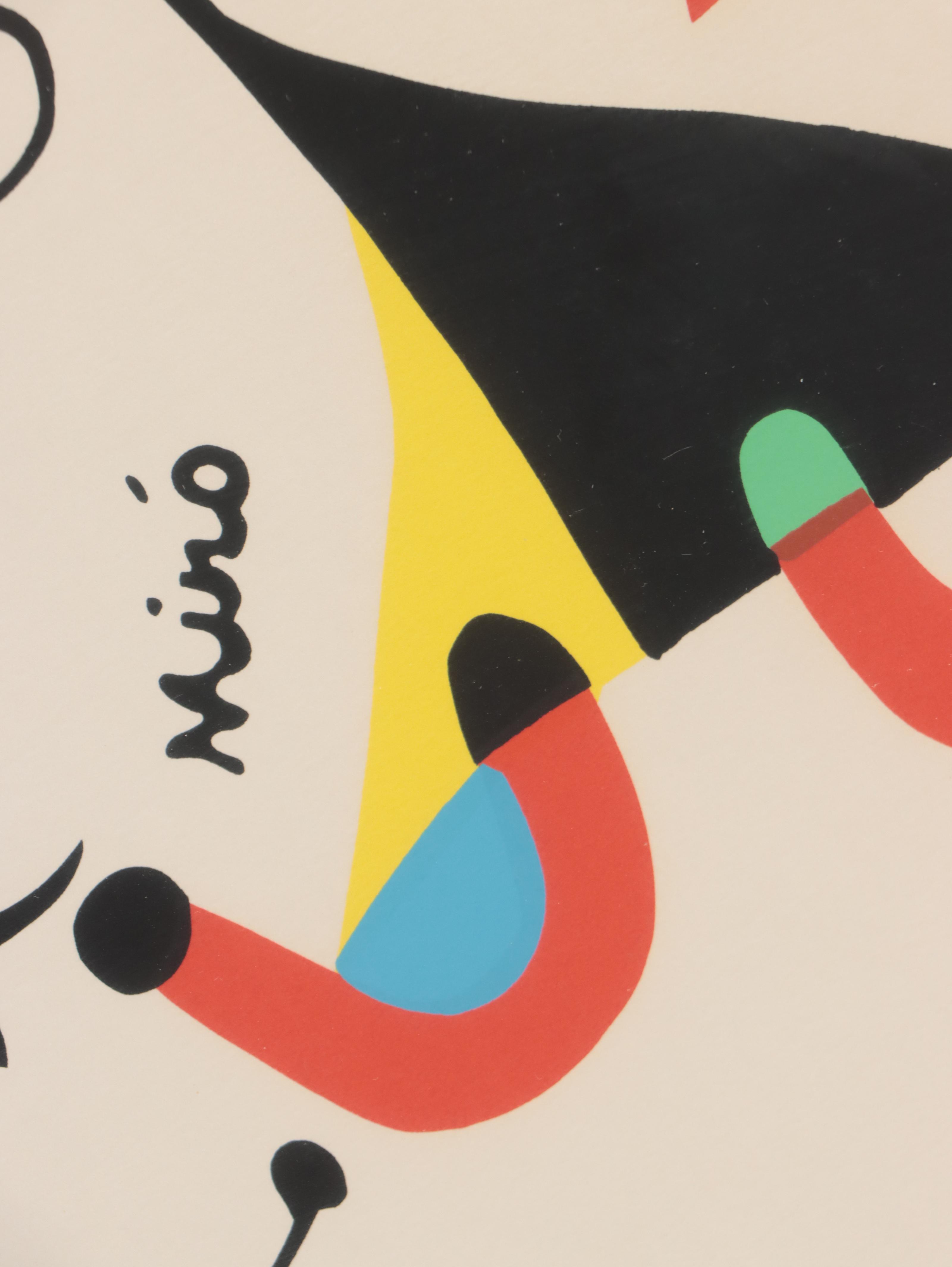 Joan Miro Serigraph "Evening"