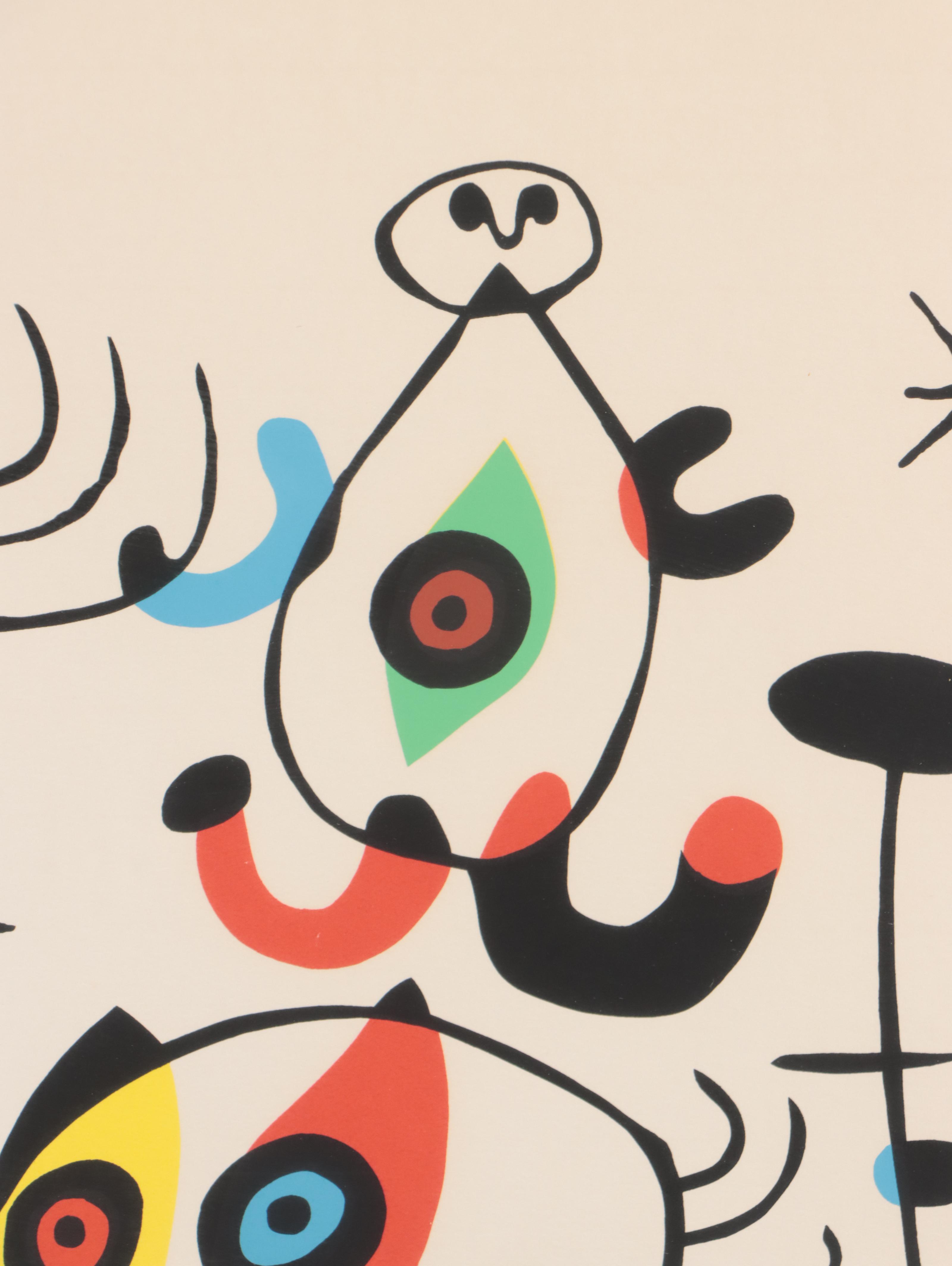 Joan Miro Serigraph "Evening"