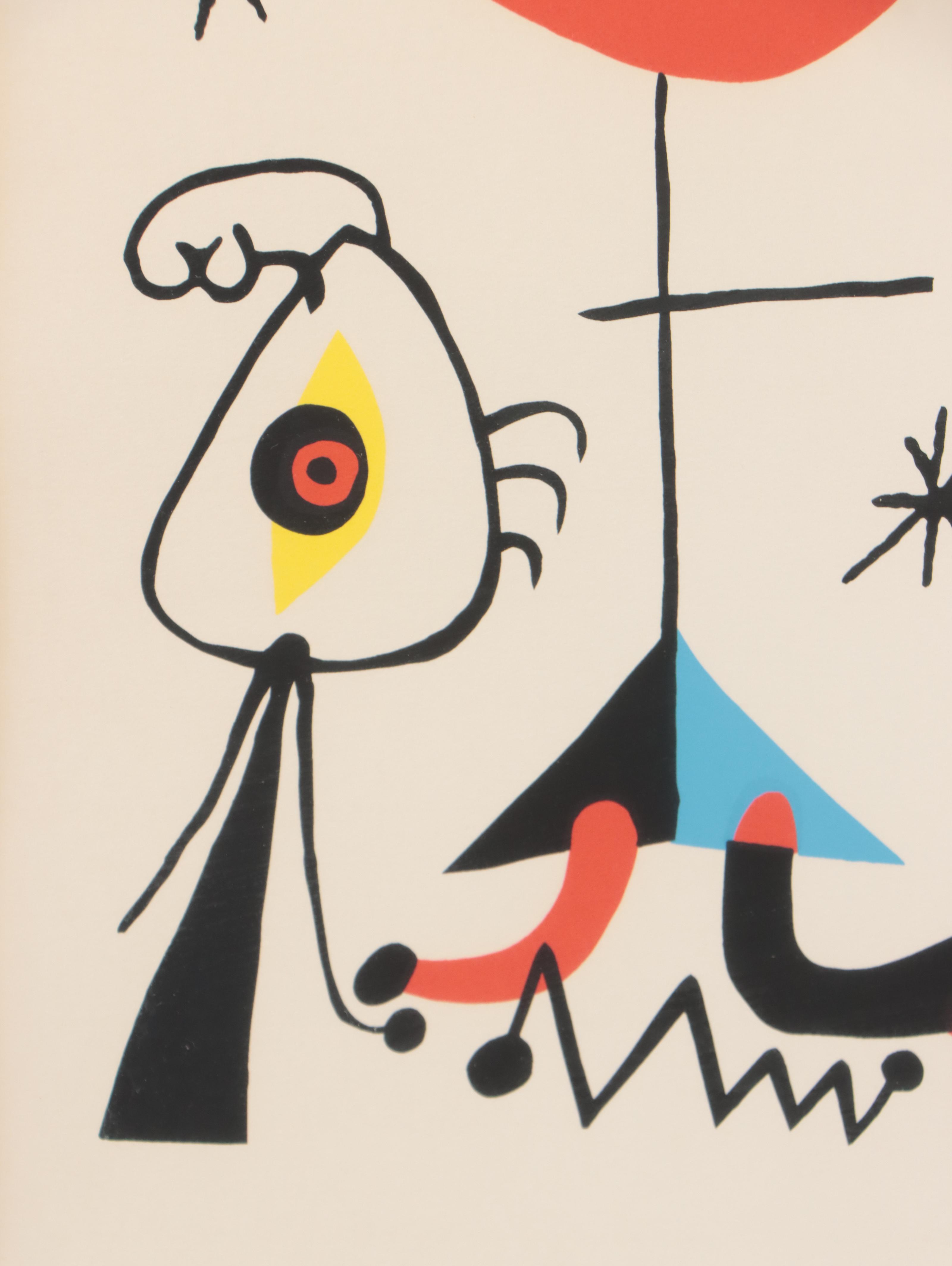 Joan Miro Serigraph "Evening"