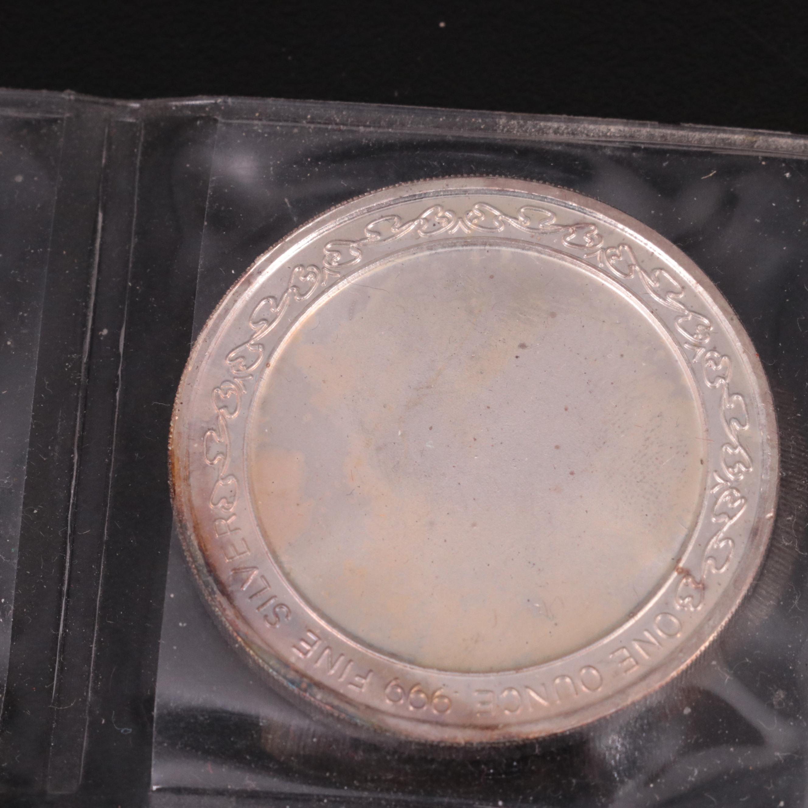 Group of Eight Bronze and Silver Medals