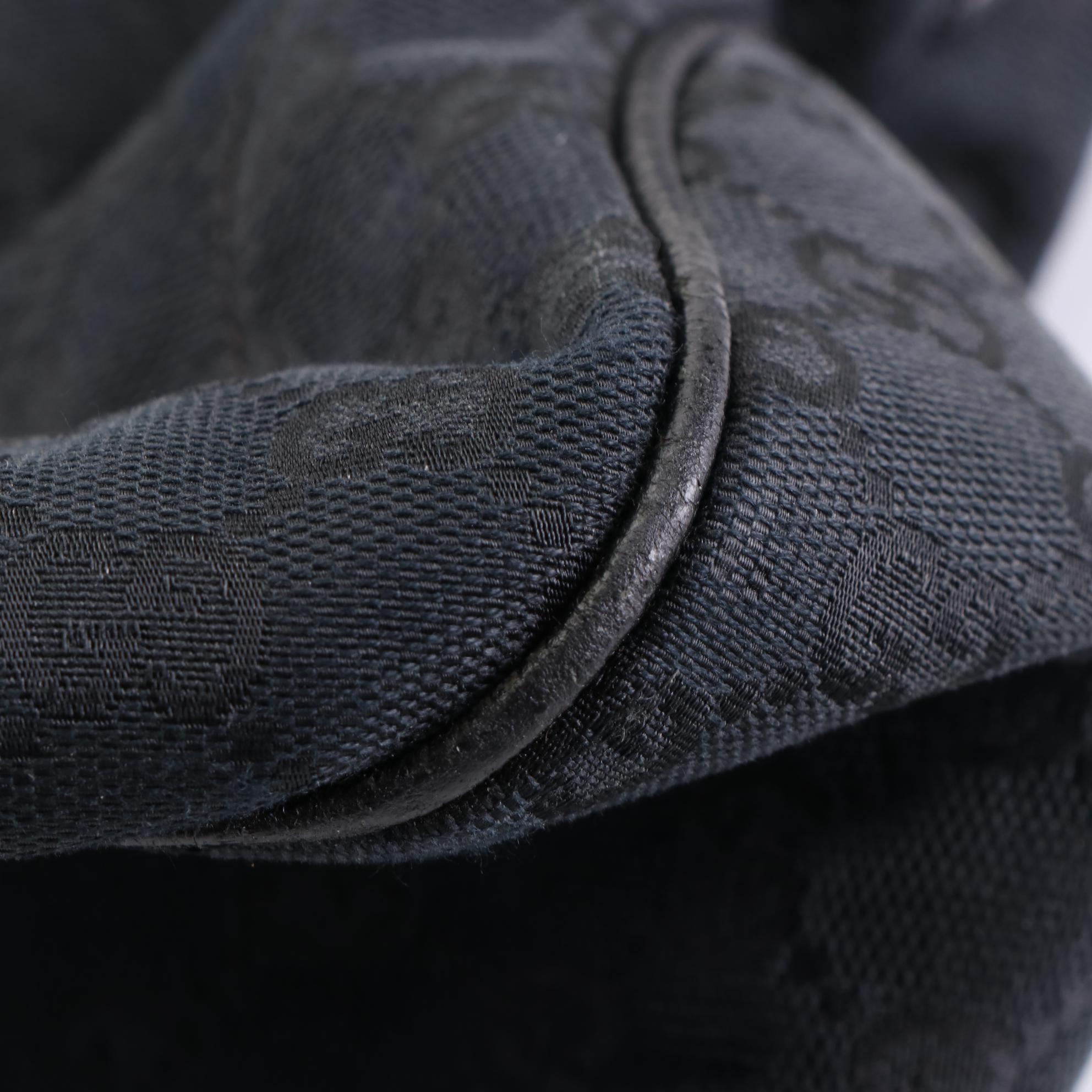 Gucci Piston Lock Tote in GG Canvas with Leather Trim