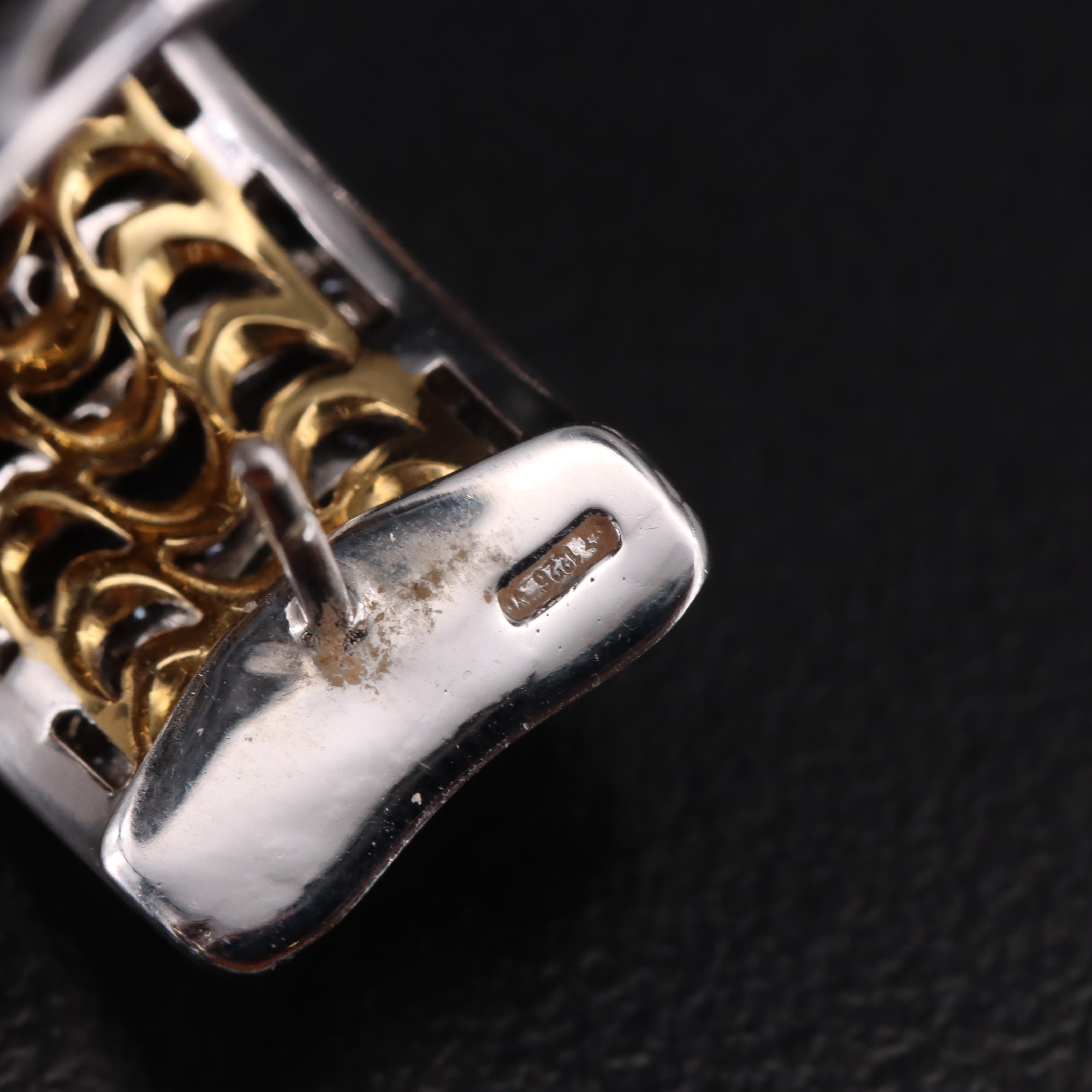 Roberto Coin "Animalier" 18K Diamond and Enamel Zebra Earrings