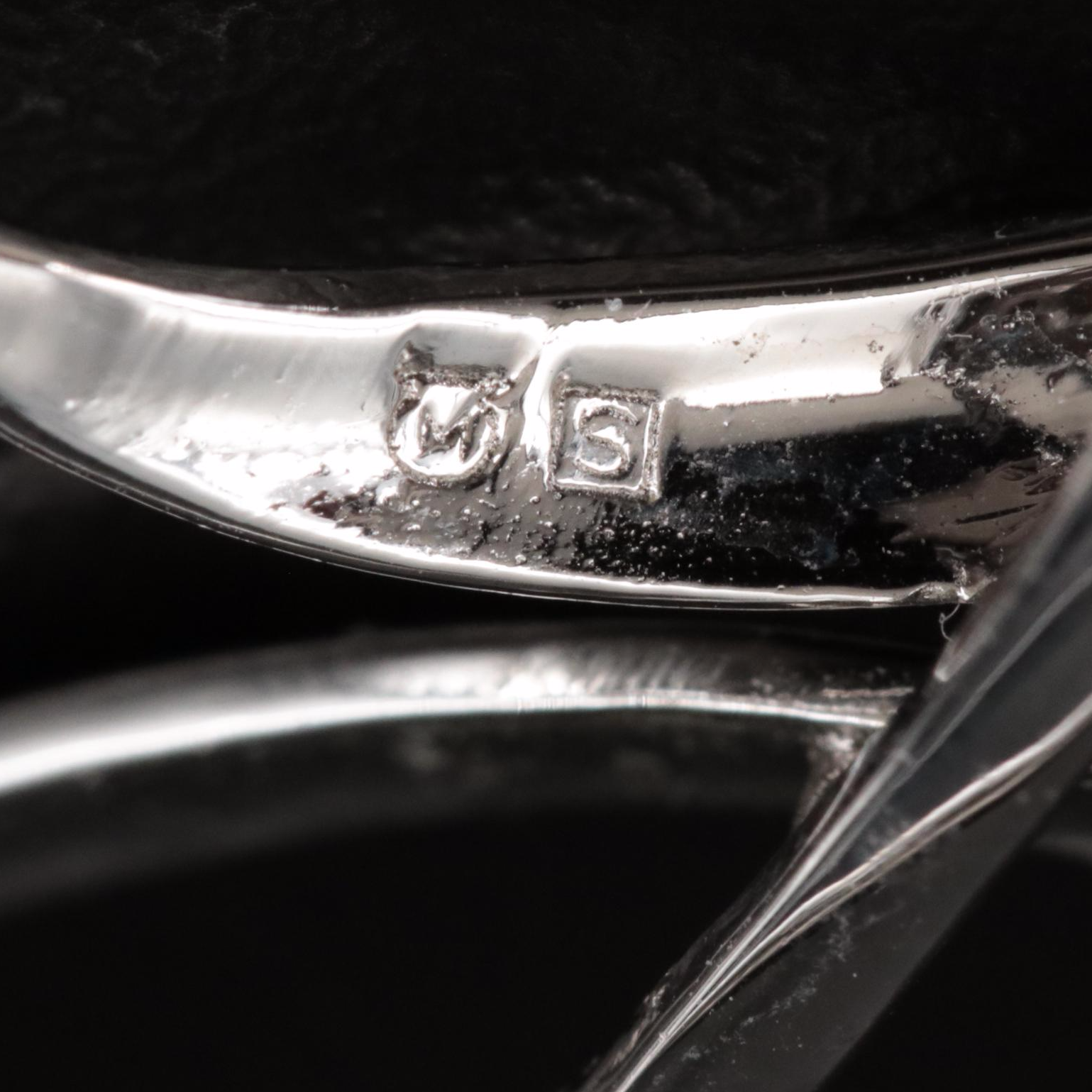 Mikimoto Sterling Pearl Brooch