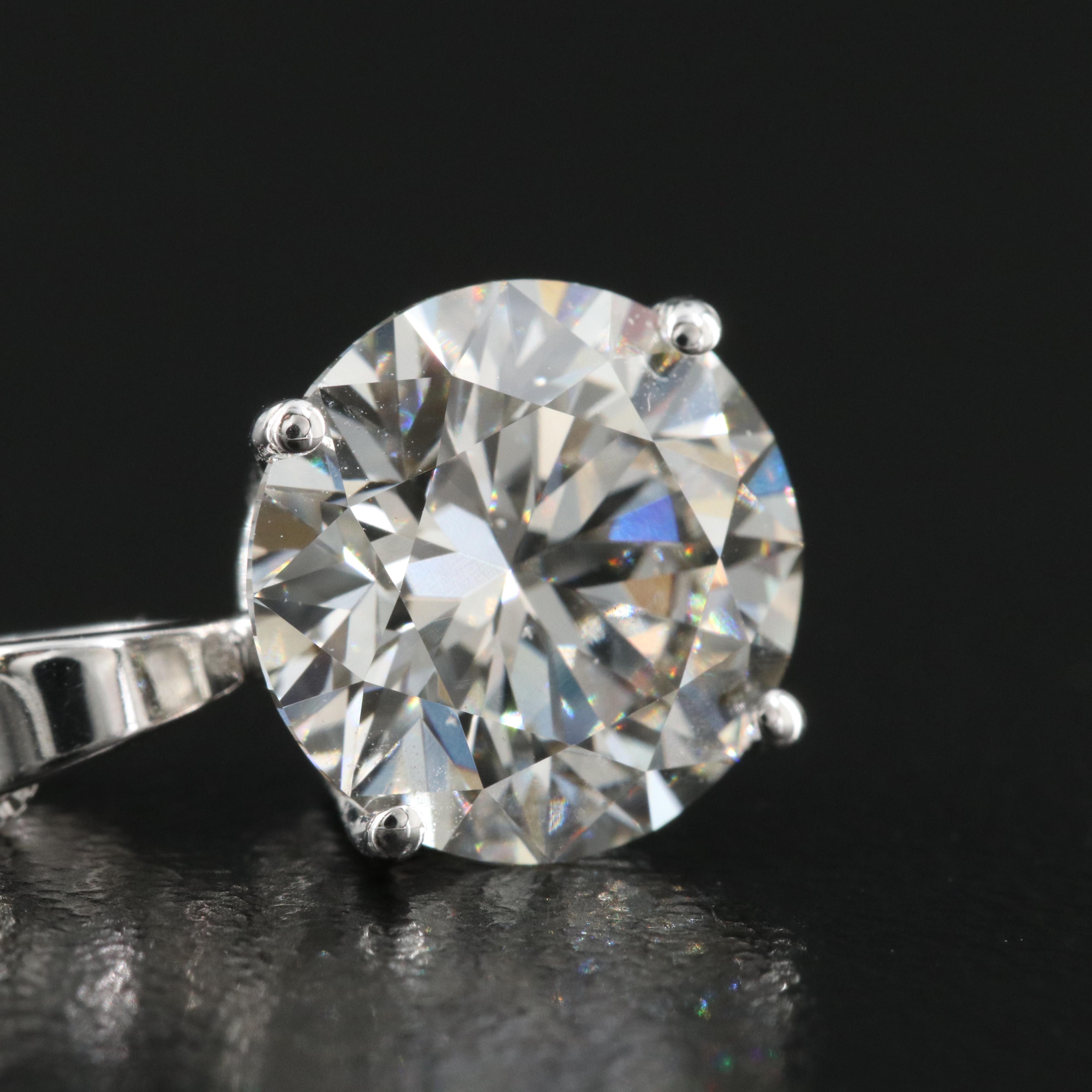 14K 2.94 CT Lab Grown Diamond Solitaire Pendant Necklace