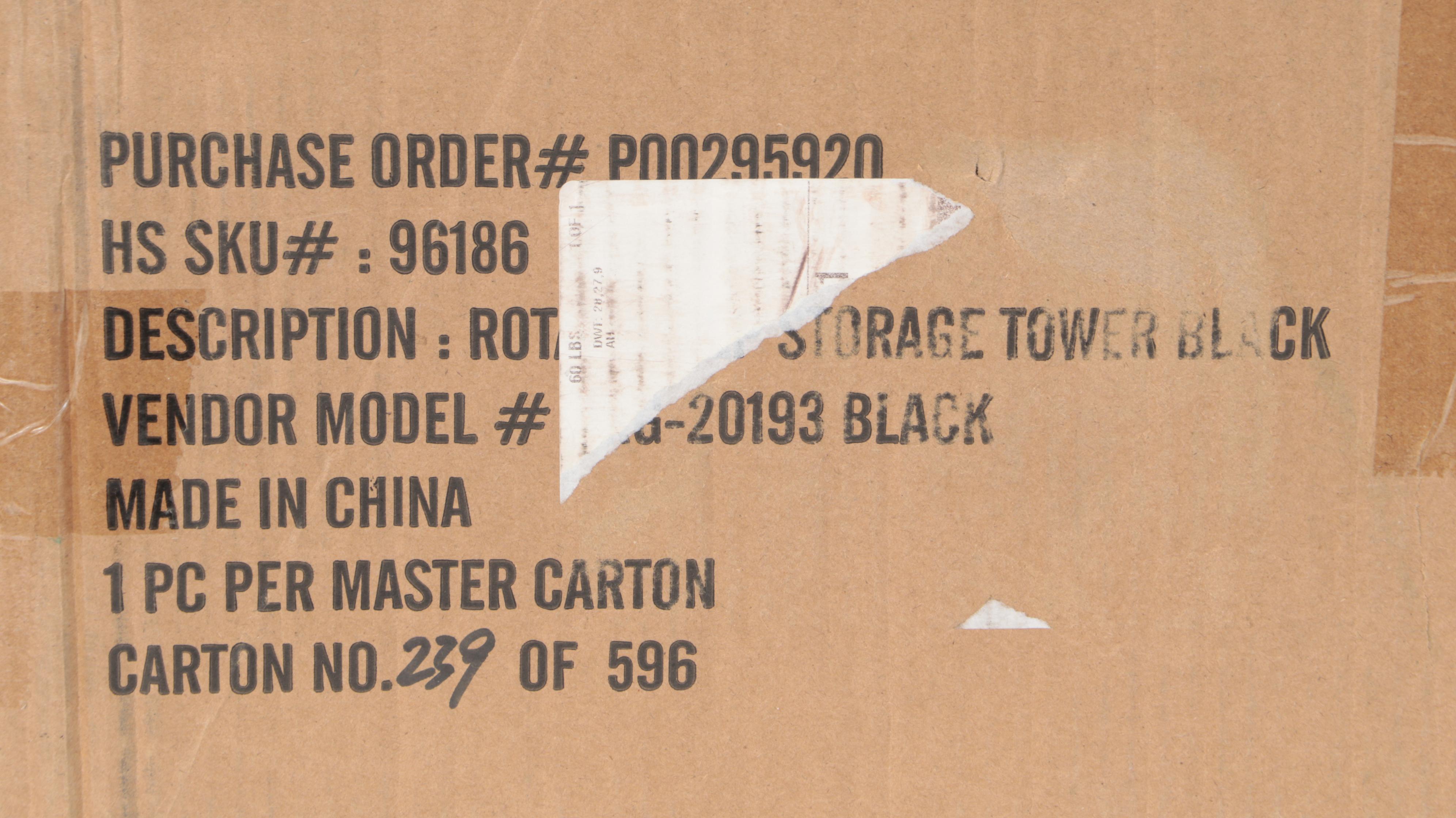 Rotating LP Storage Tower