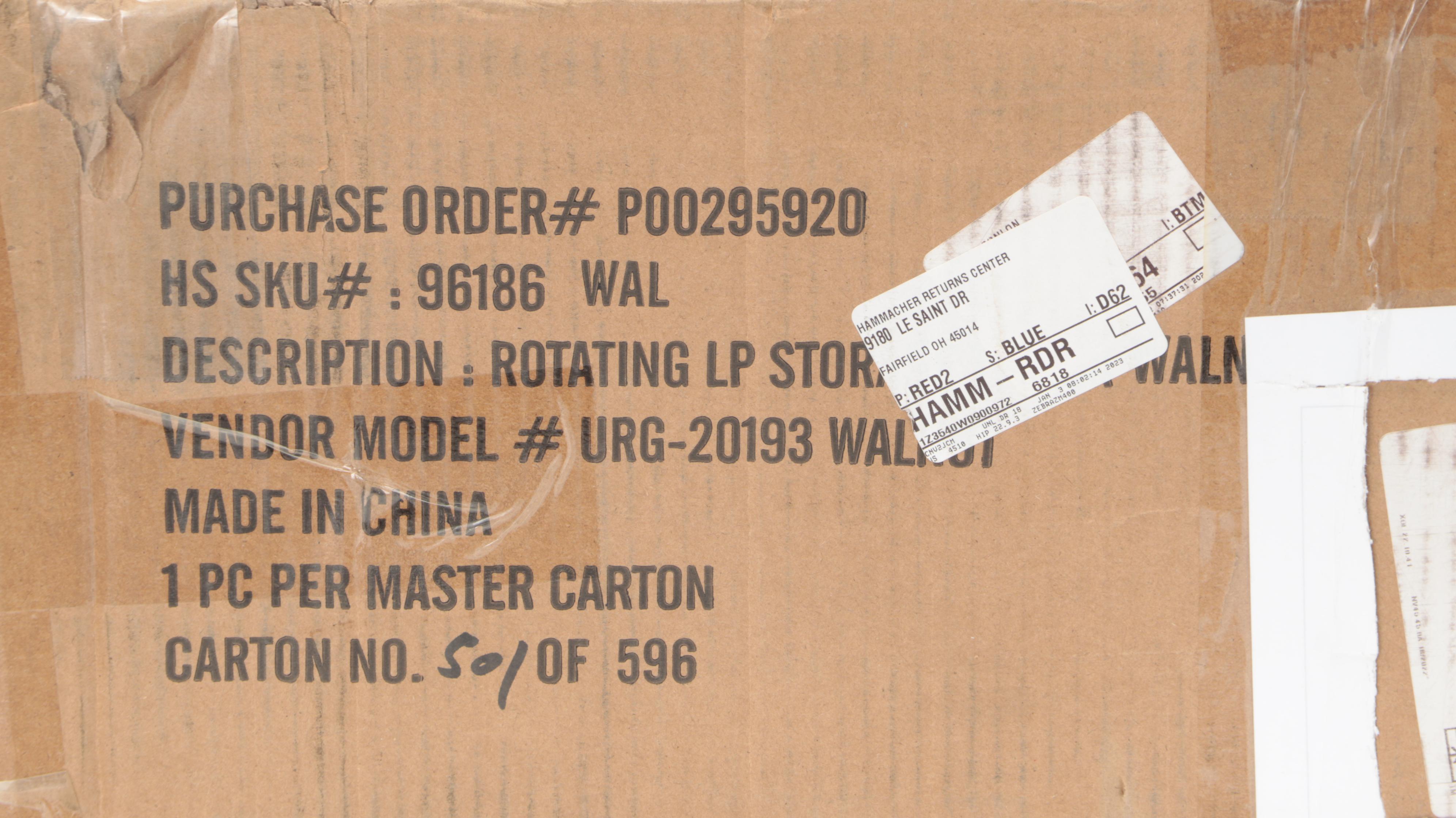 Rotating LP Storage Tower