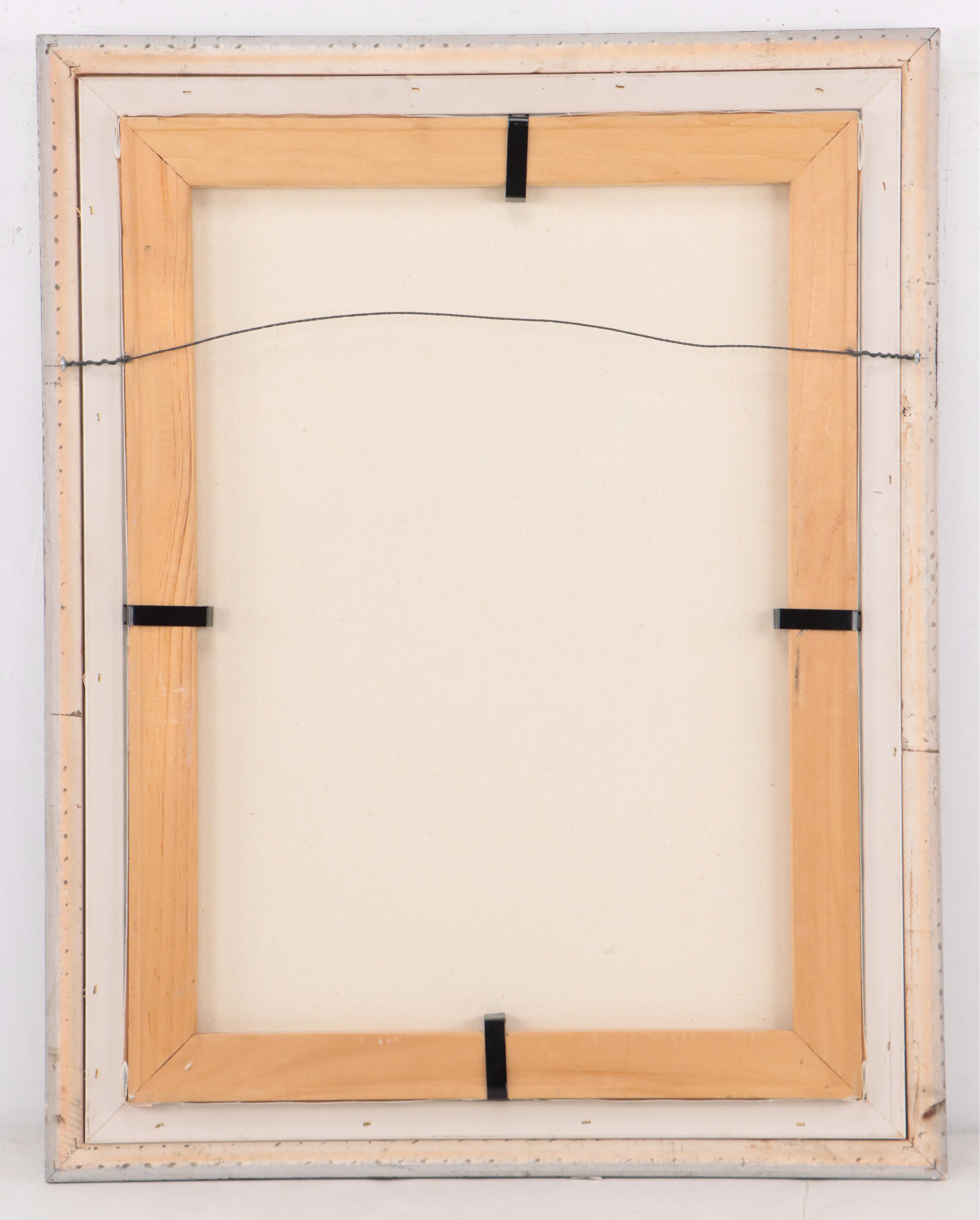 Landscape Oil Painting of House by Creek