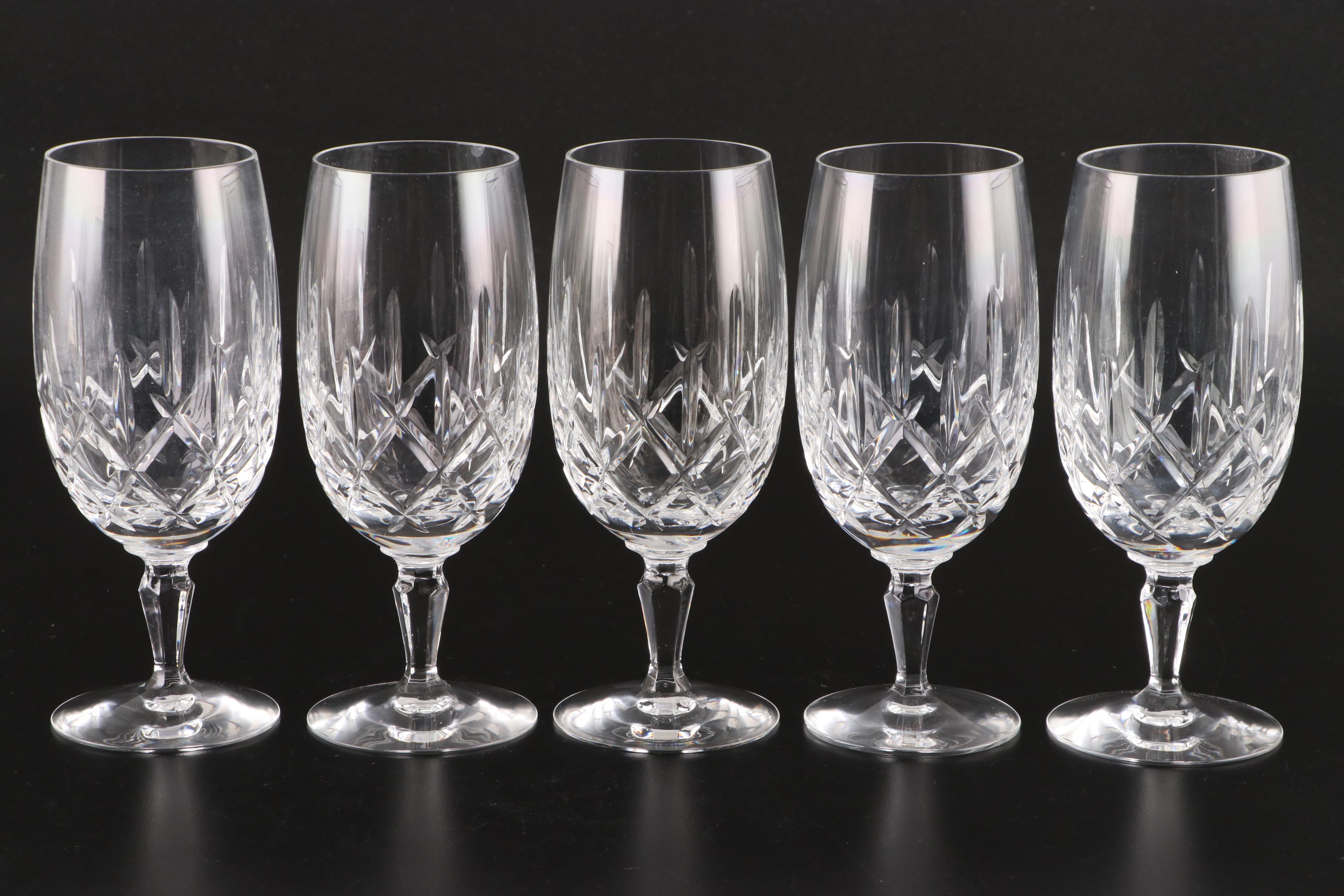 Gorham Crystal "Lady Anne" Crystal Iced Tea Glasses