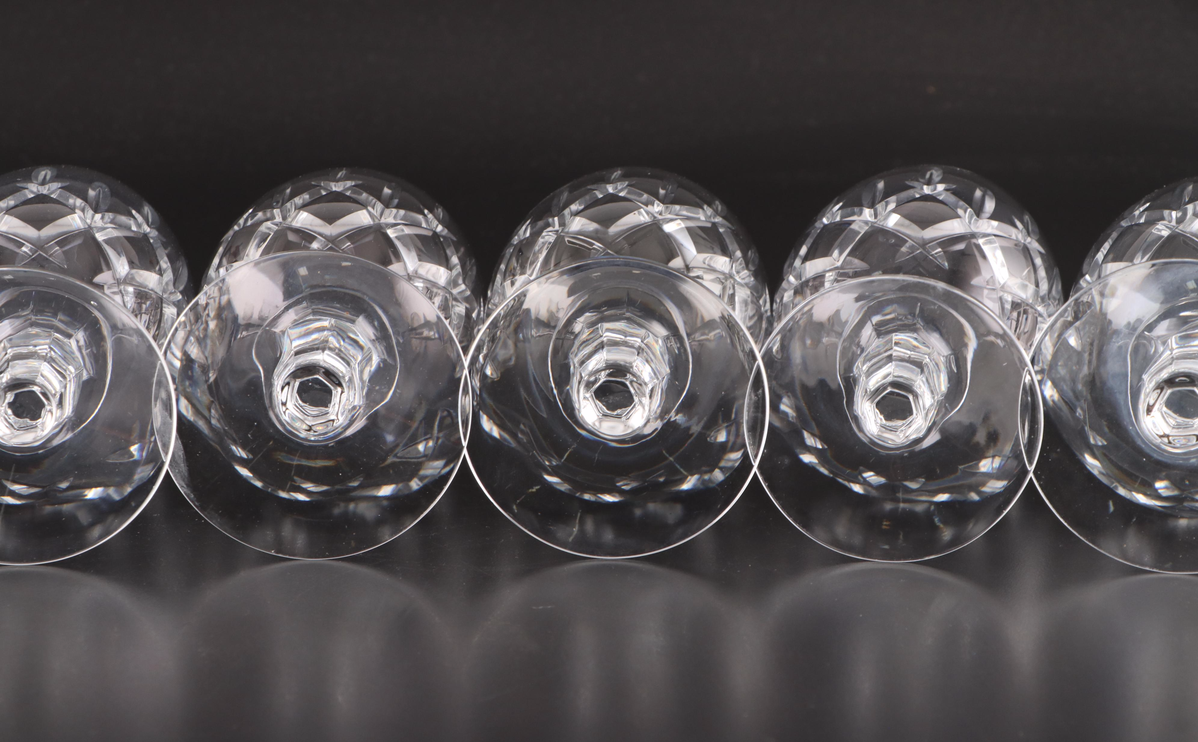 Gorham Crystal "Lady Anne" Crystal Iced Tea Glasses