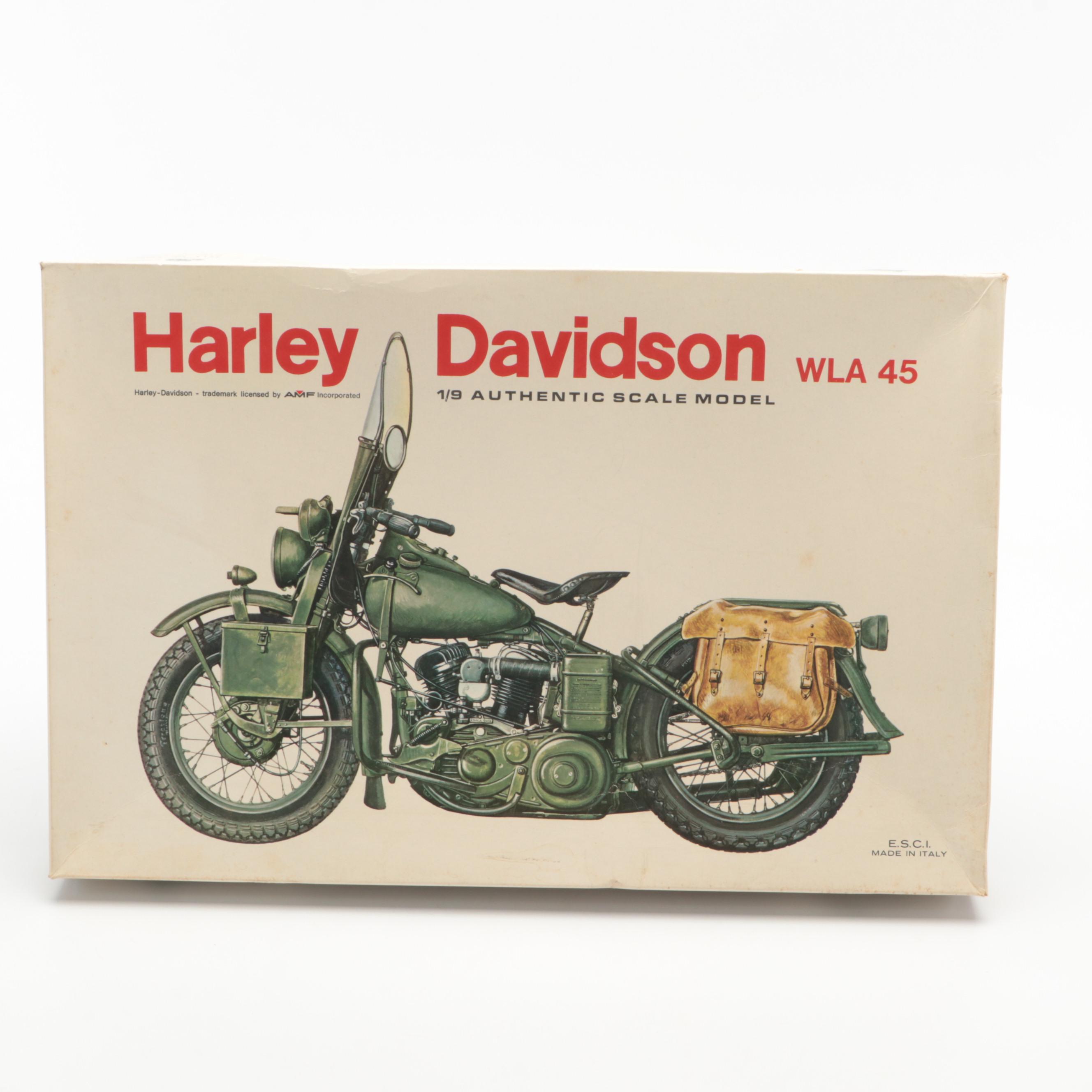 Harley Davidson WLA 45 and BMW R/75 Model Motorcycle Kits