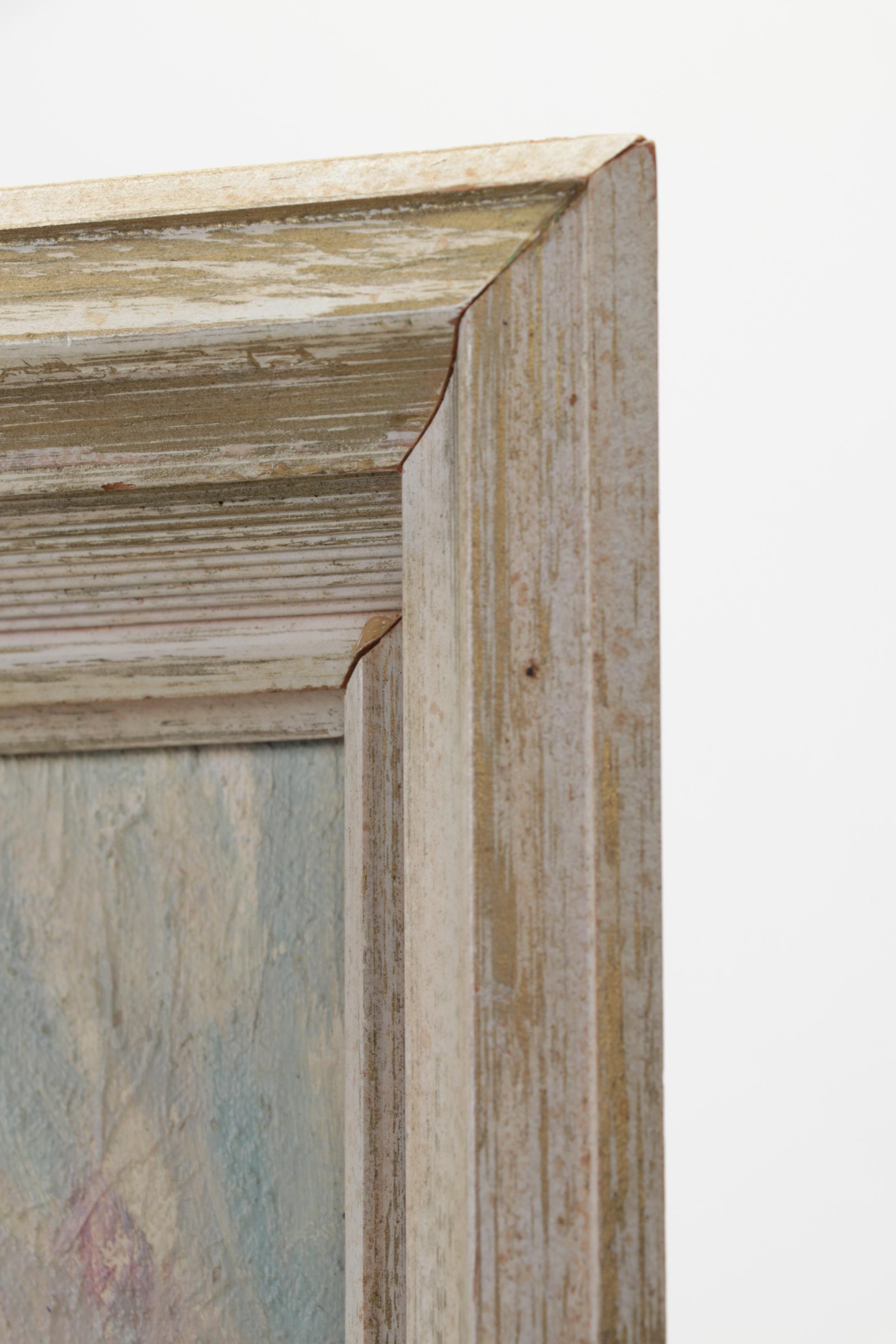 Henry Mog Still Life Oil Painting of Female Figurine and Pitcher, Circa 1965