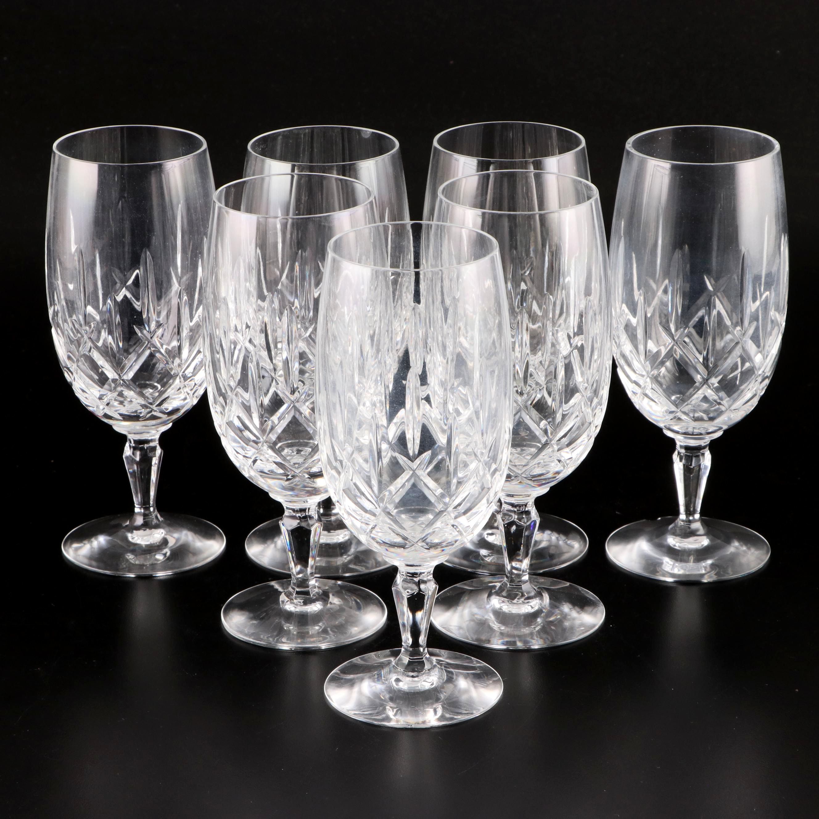 Gorham Crystal "Lady Anne" Crystal Iced Tea Glasses EBTH