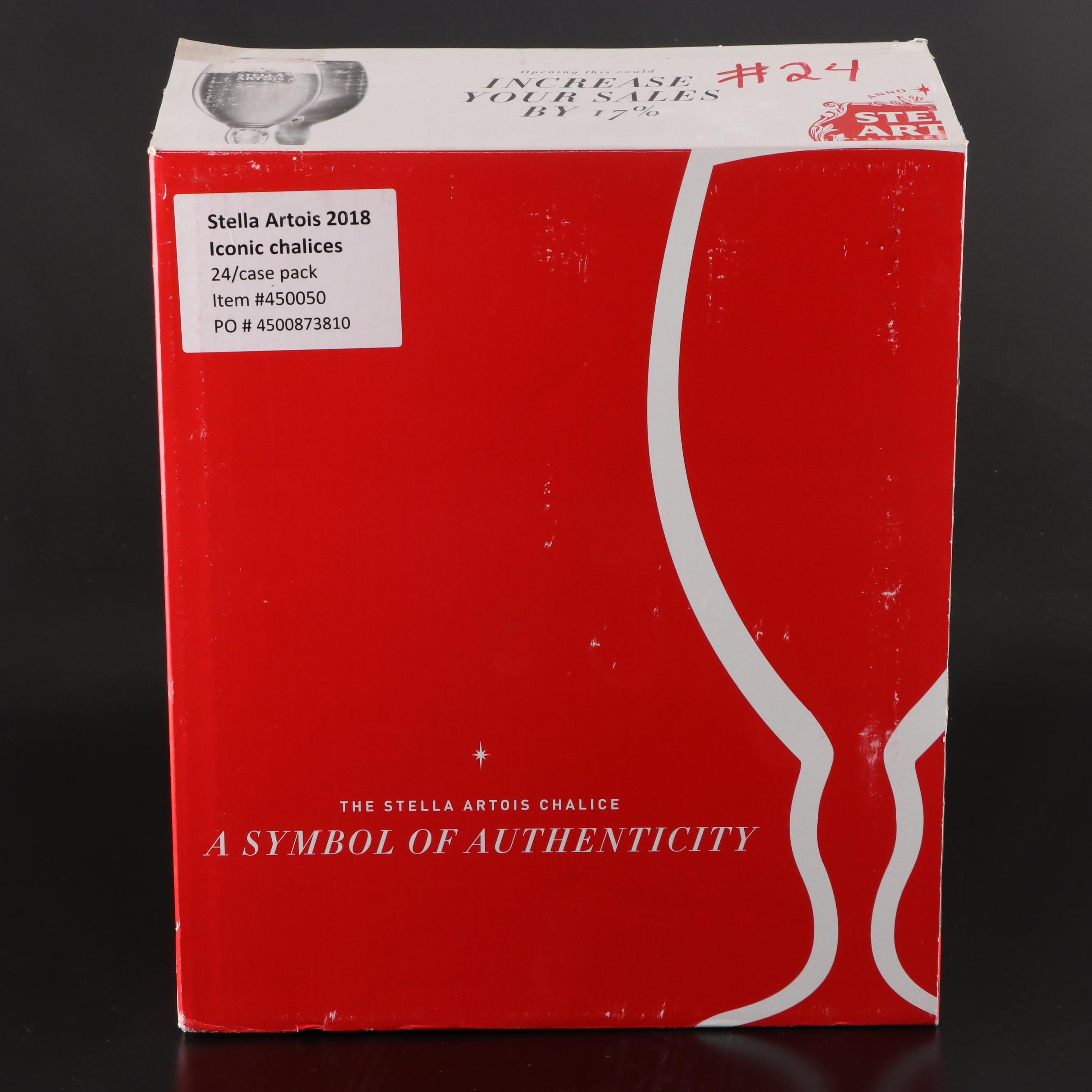 Glass Stella Artois Glass Chalices, 2018